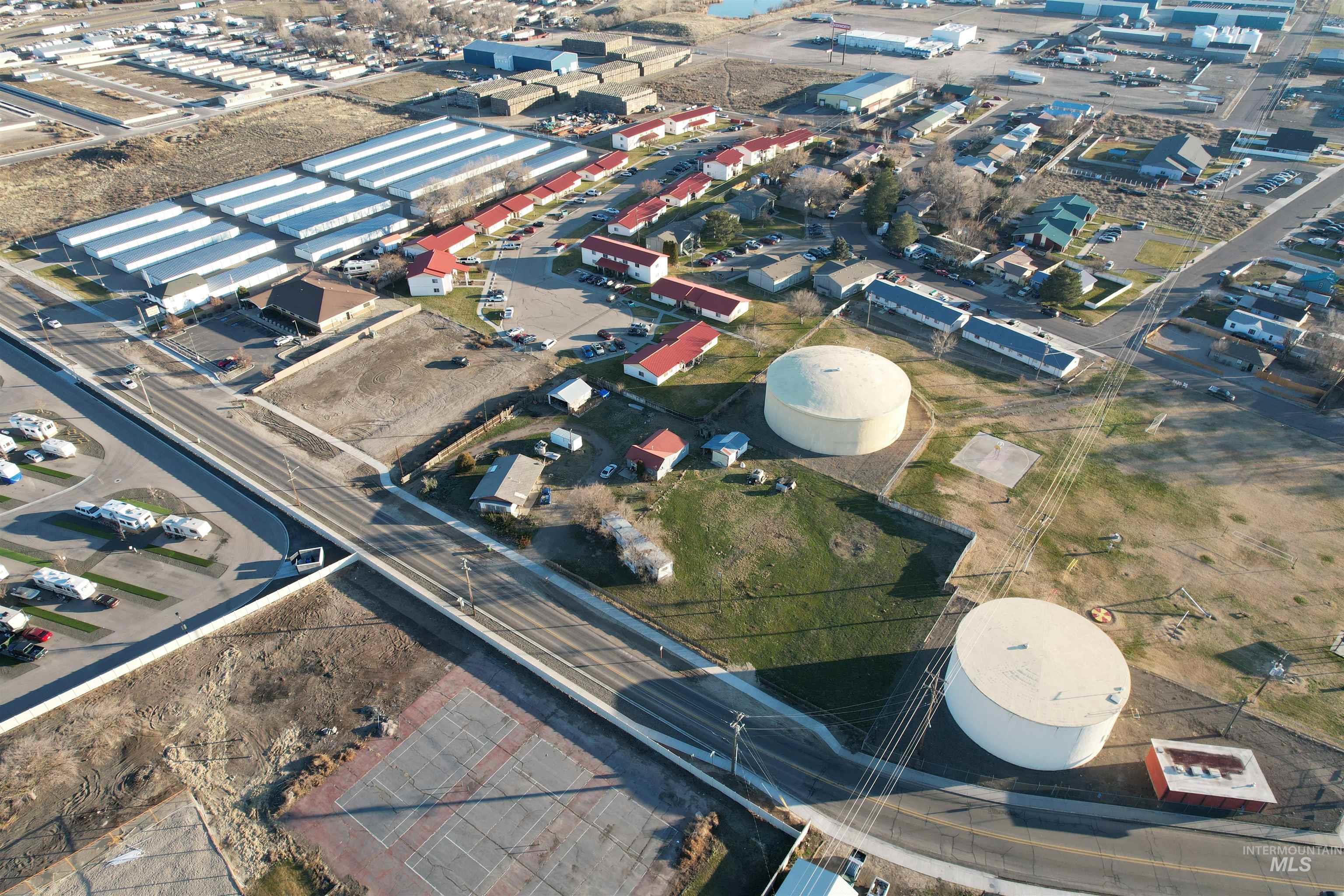 Aerial overview of property's location