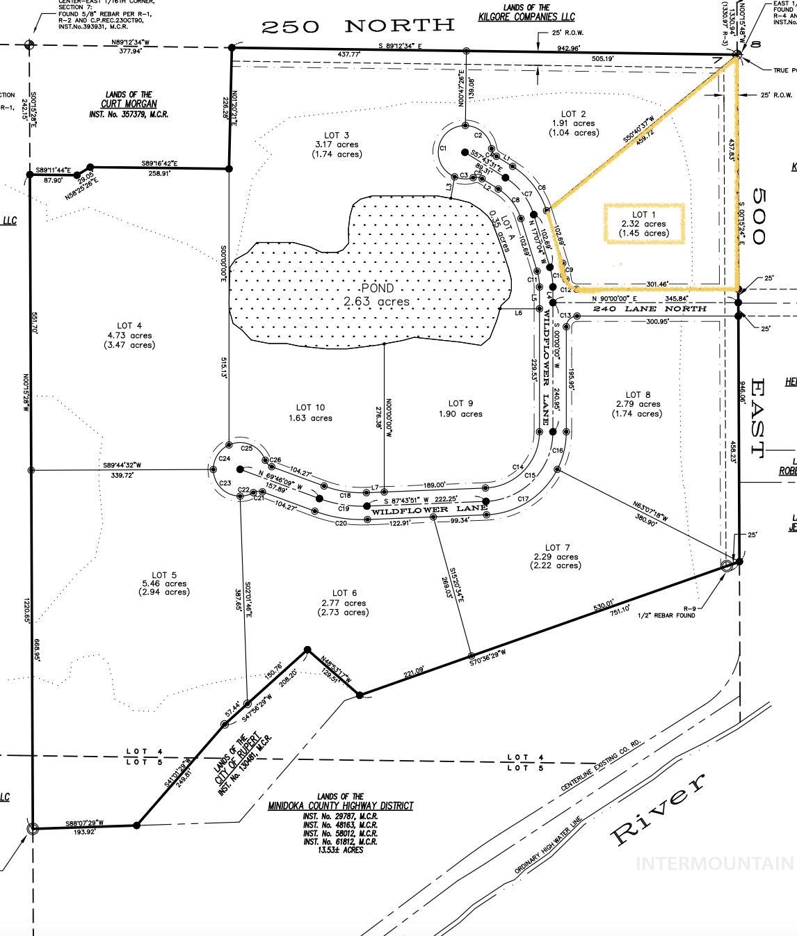 TBD 500 E 240 N (Lot 1), Rupert, Idaho 83350, Land For Sale, Price $180,000,MLS 98922577