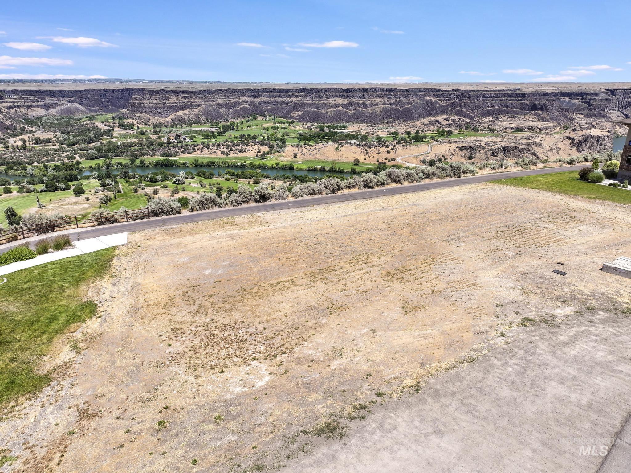 Aerial view of a large body of water
