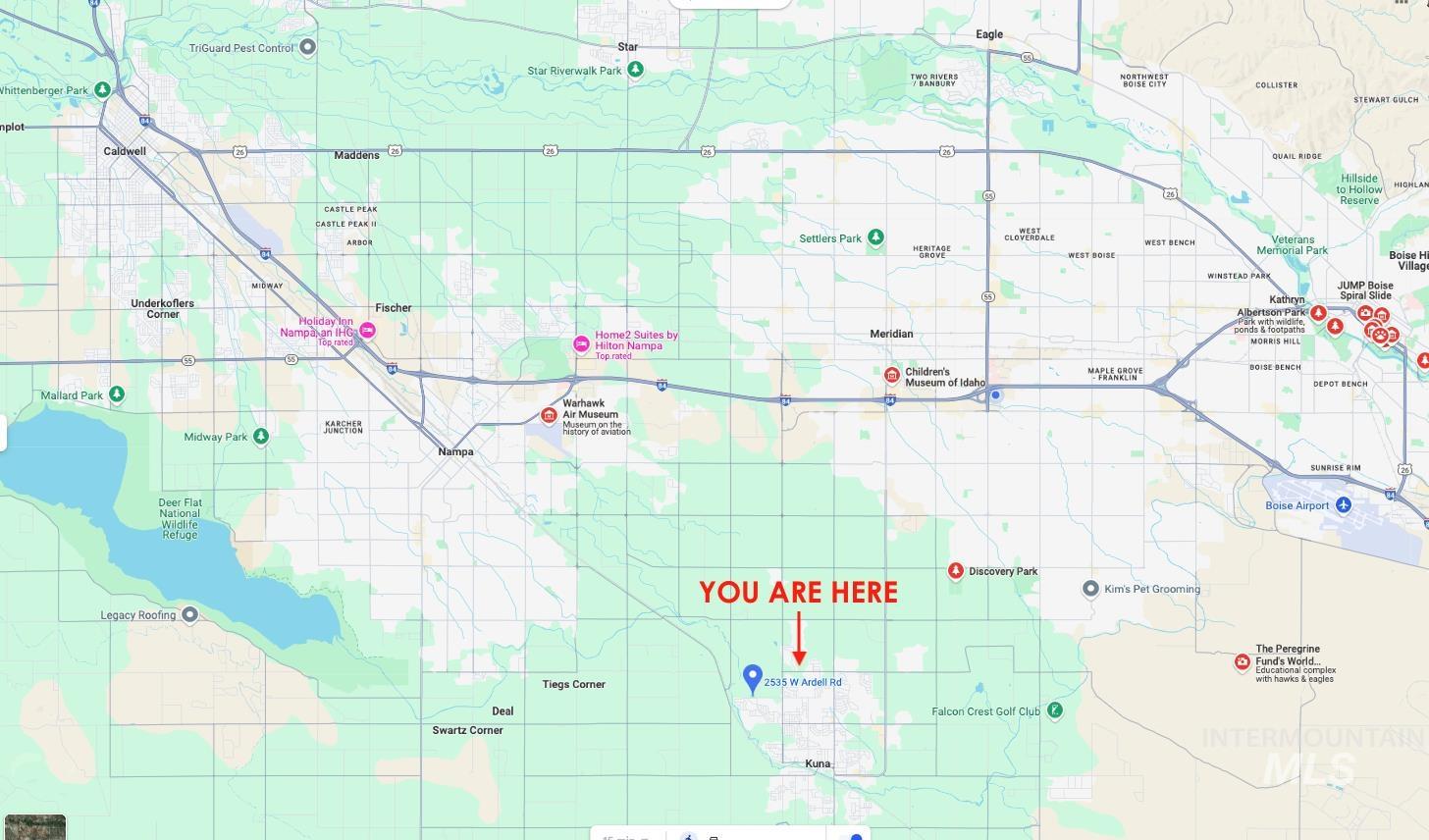 2535 W Ardell Rd, Kuna, Idaho 83634, Land For Sale, Price $899,900, 98924731