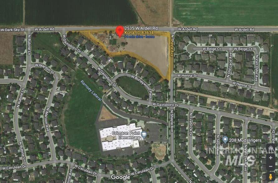 2535 W Ardell Rd, Kuna, Idaho 83634, Land For Sale, Price $899,900, 98924798