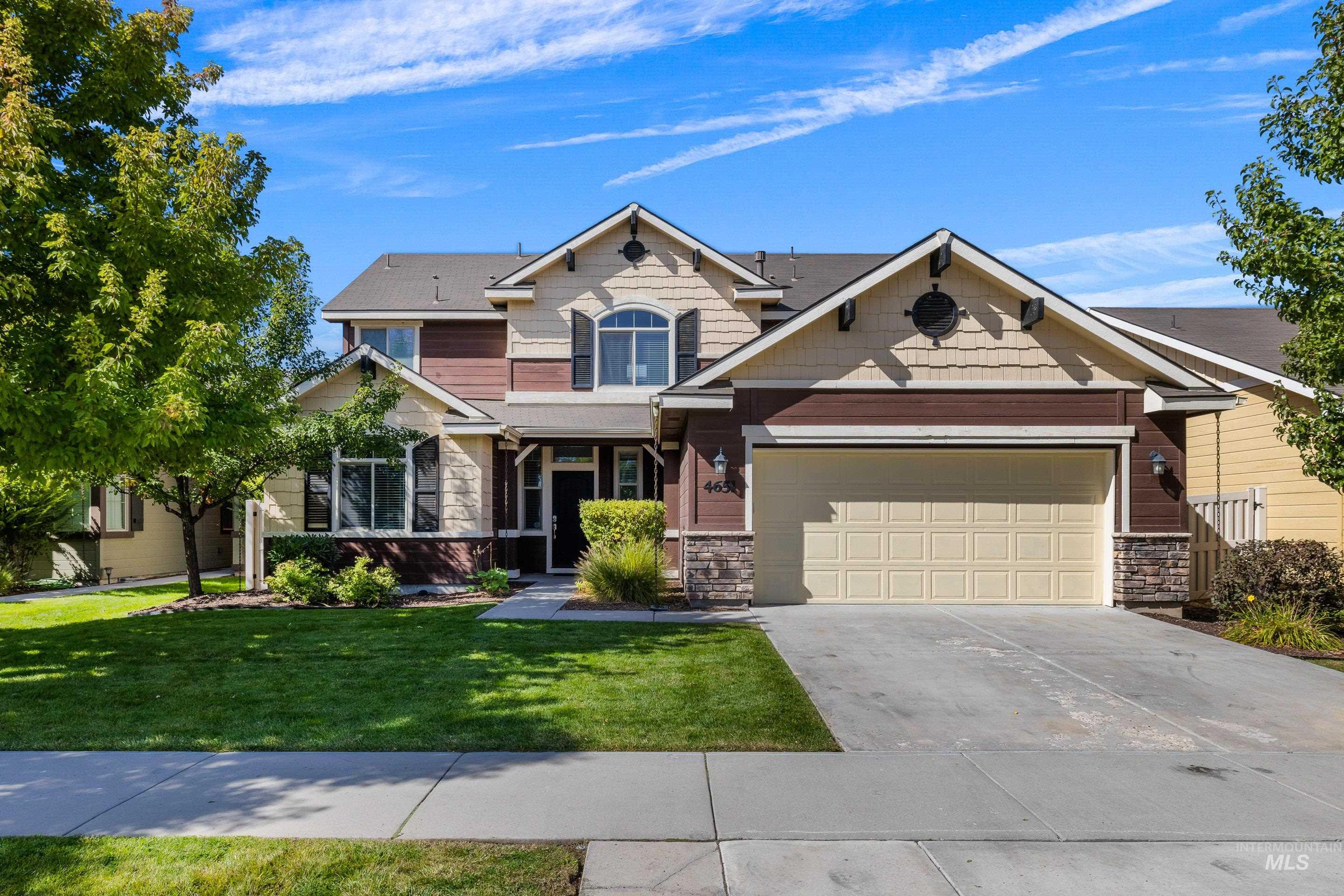 4651 N Maplestone Ave, Meridian, Idaho 83646, 4 Bedrooms, 3 Bathrooms, Residential For Sale, Price $535,000,MLS 98924916