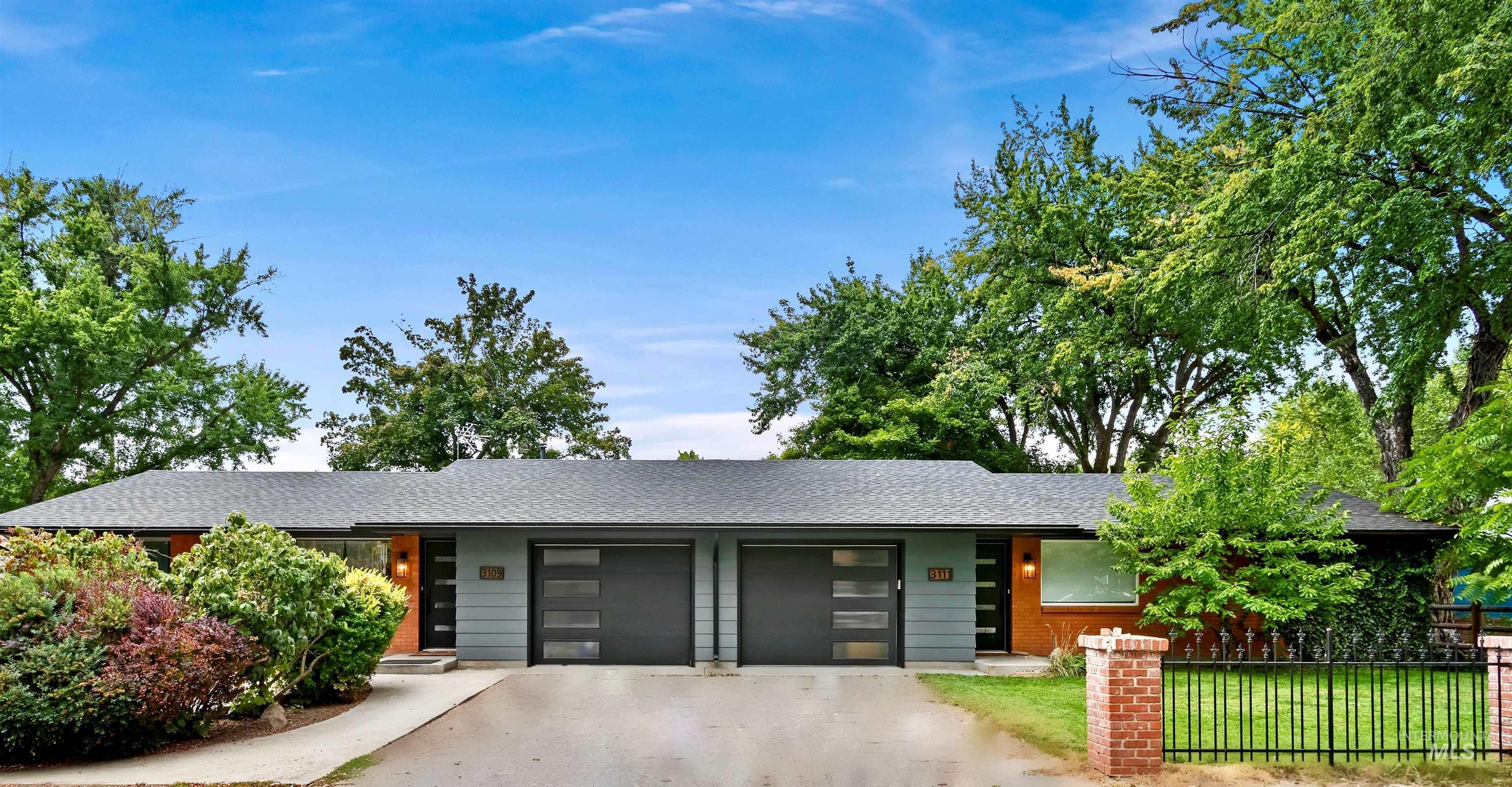 3109 & 3111 N Tamarack Drive, Boise, Idaho 83703, 2 Bedrooms, 1 Bathroom, Residential Income For Sale, Price $1,275,000, 98925161
