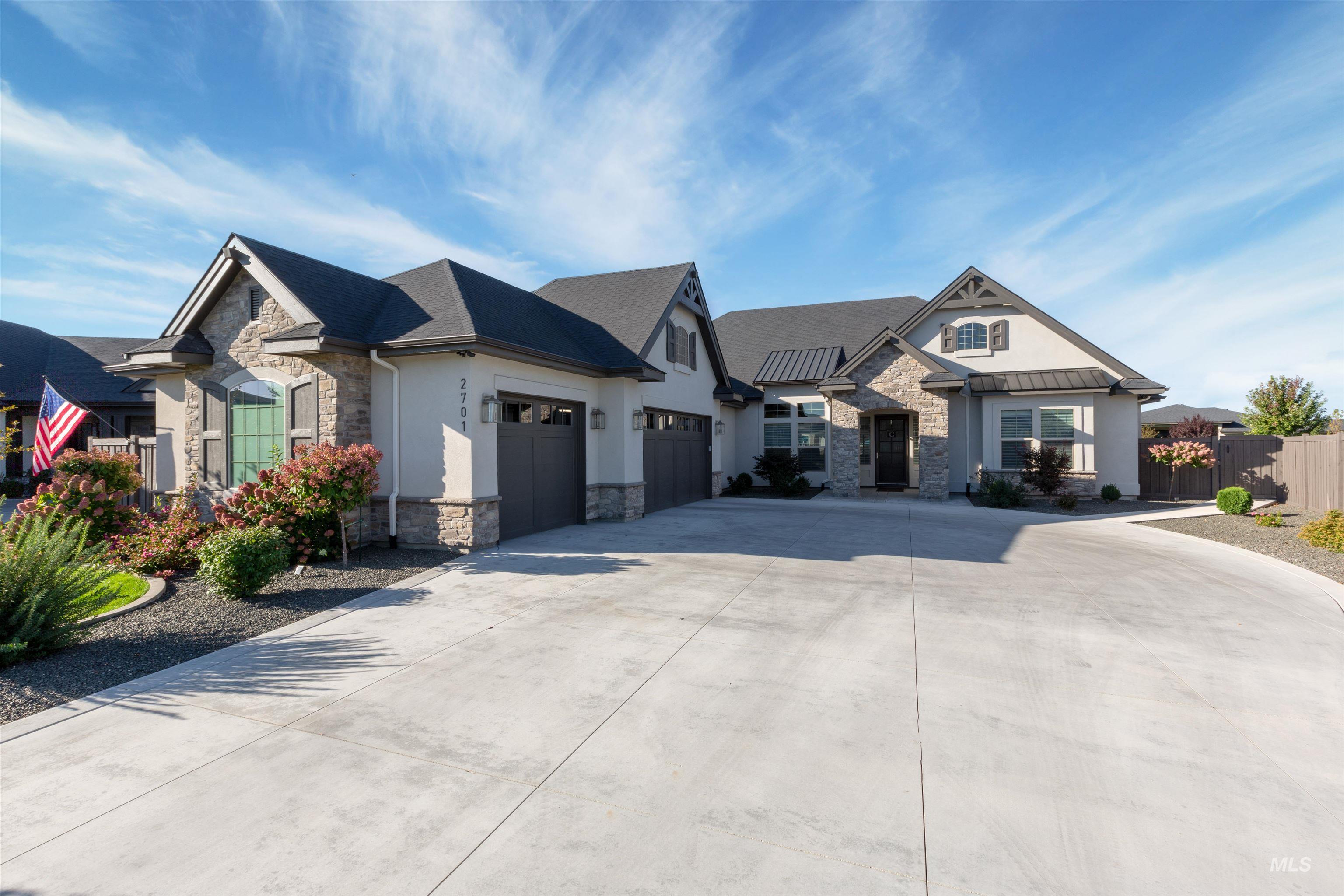 2701 N Fruniz Ave, Eagle, Idaho 83616-2308, 3 Bedrooms, 2.5 Bathrooms, Residential For Sale, Price $1,649,777, 98925267