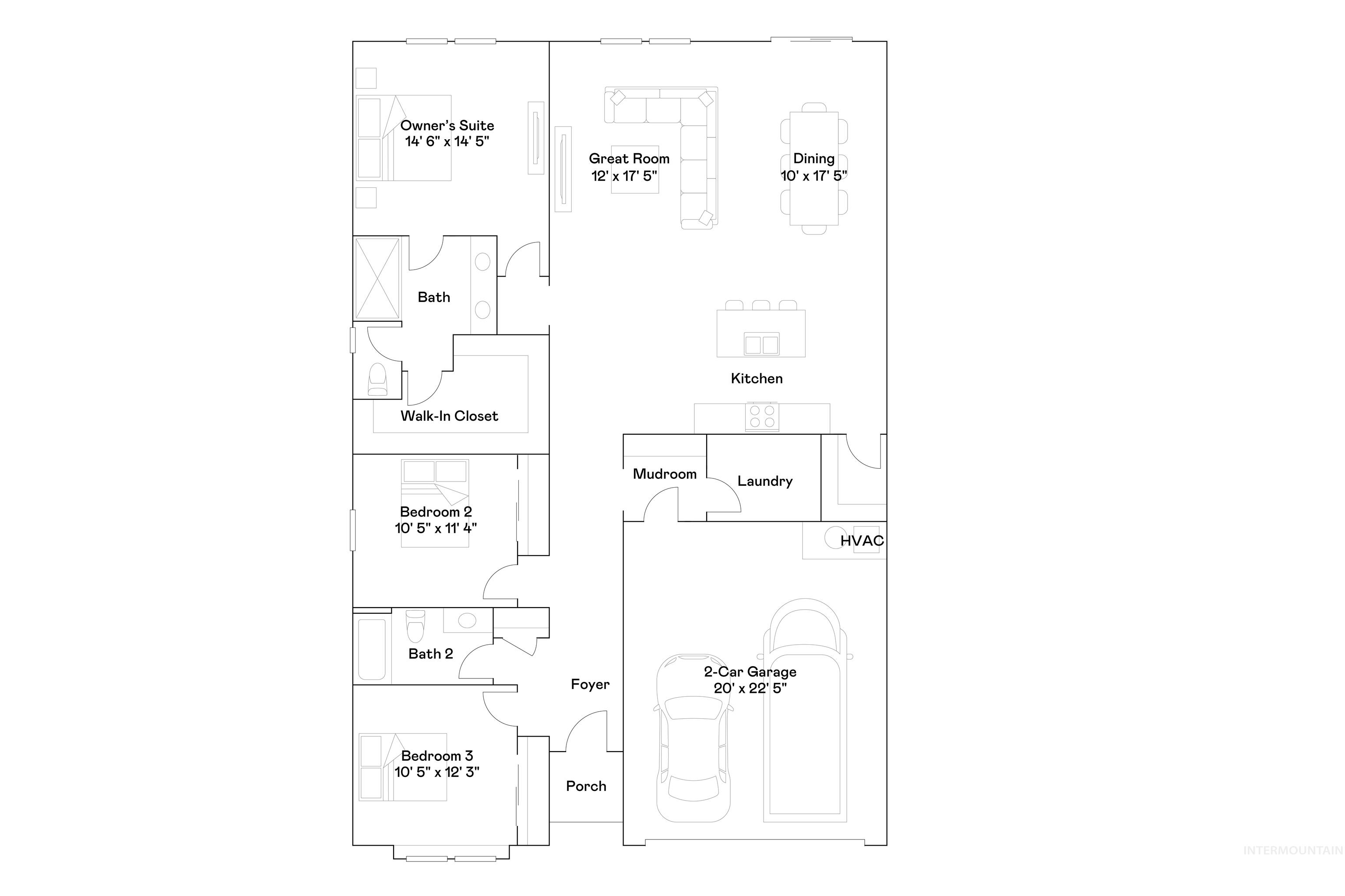 6680 W Becky Ct, Meridian, Idaho 83646, 3 Bedrooms, 2 Bathrooms, Residential For Sale, Price $442,000, 98925390
