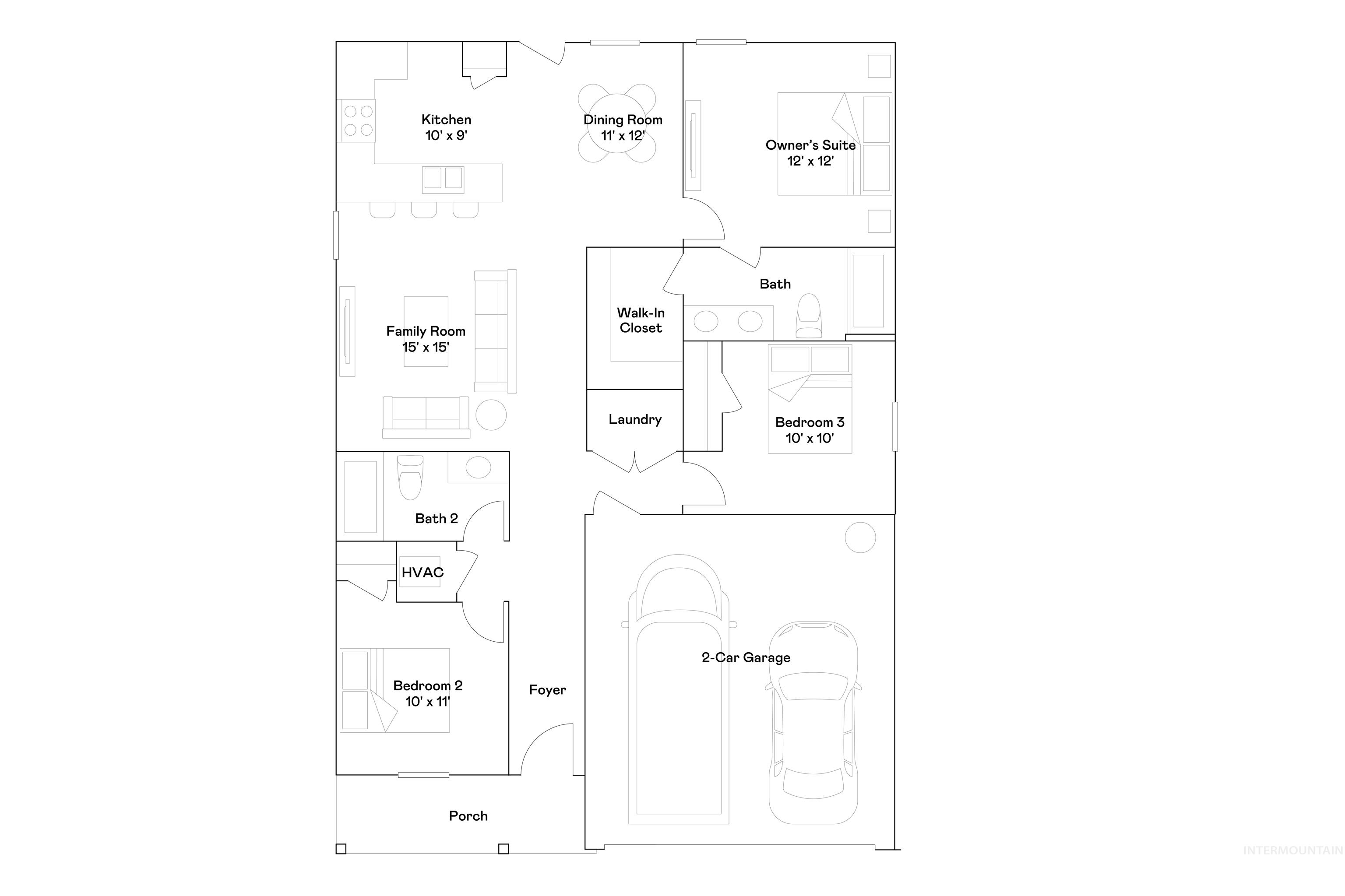 8558 E Peach Tree St, Nampa, Idaho 83687, 3 Bedrooms, 2 Bathrooms, Residential For Sale, Price $375,680,MLS 98925391