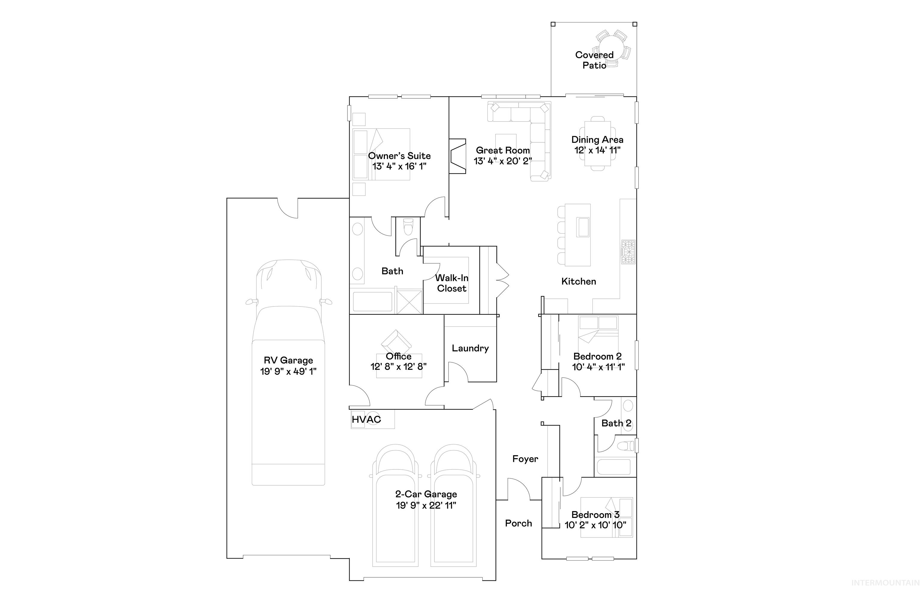 5387 E Victoria Falls Dr, Nampa, Idaho 83686, 3 Bedrooms, 2 Bathrooms, Residential For Sale, Price $607,320, 98925398