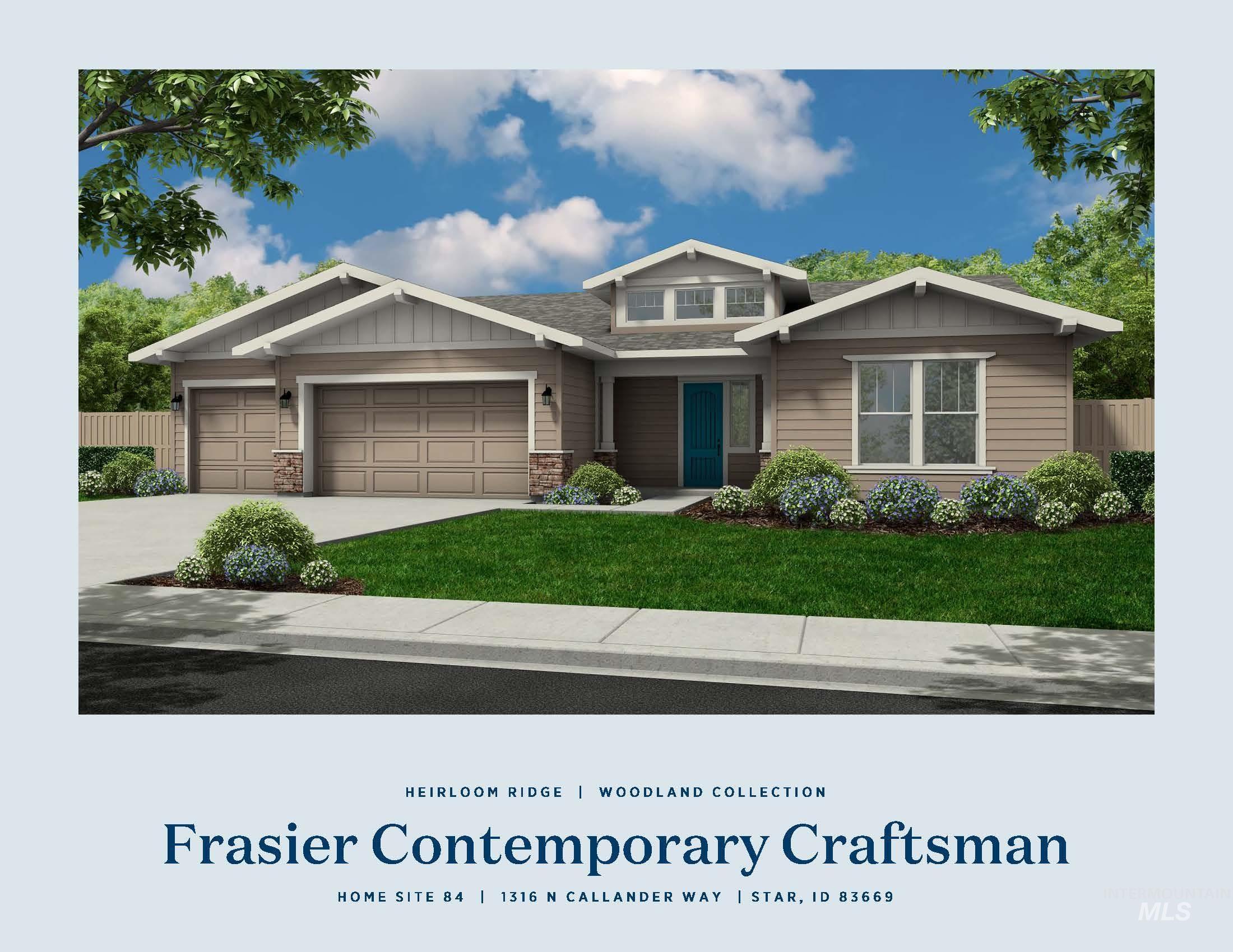1316 N Callander Way, Star, Idaho 83669, 3 Bedrooms, 2.5 Bathrooms, Residential For Sale, Price $599,995, 98925568