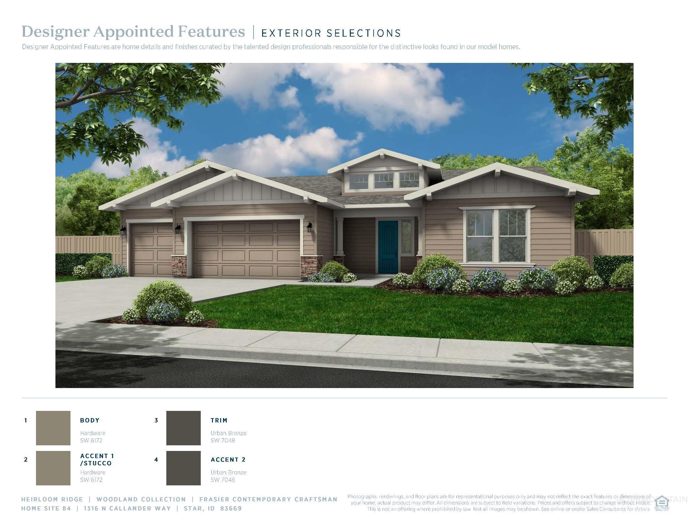 1316 N Callander Way, Star, Idaho 83669, 3 Bedrooms, 2.5 Bathrooms, Residential For Sale, Price $599,995, 98925568