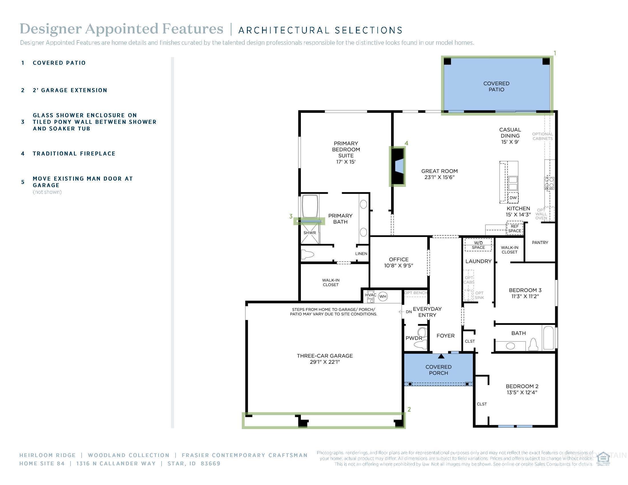1316 N Callander Way, Star, Idaho 83669, 3 Bedrooms, 2.5 Bathrooms, Residential For Sale, Price $599,995, 98925568