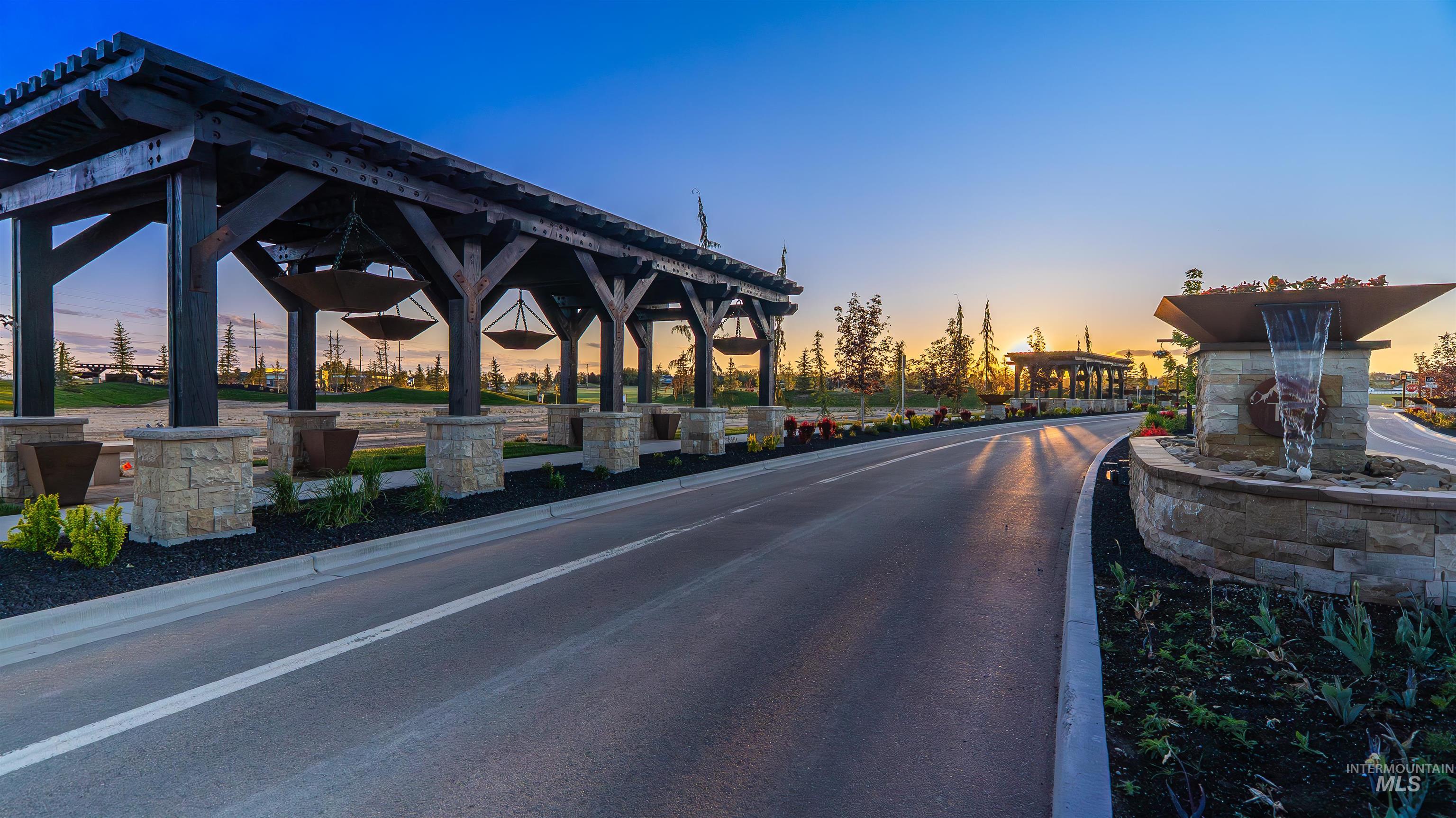 View of asphalt street