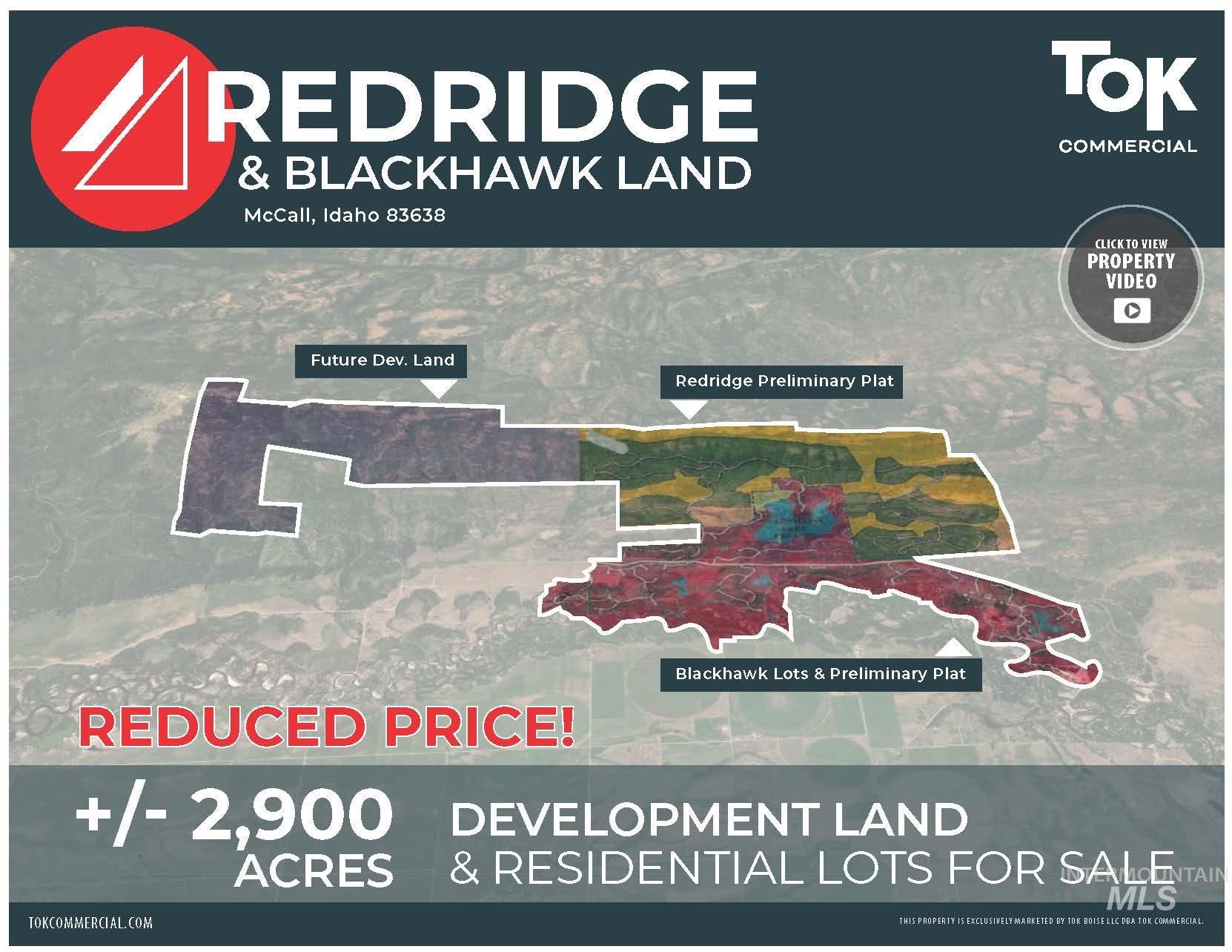 Redridge & Blackhawk Land, McCall, Idaho 83638, Land For Sale, Price $20,900,000,MLS 98927338