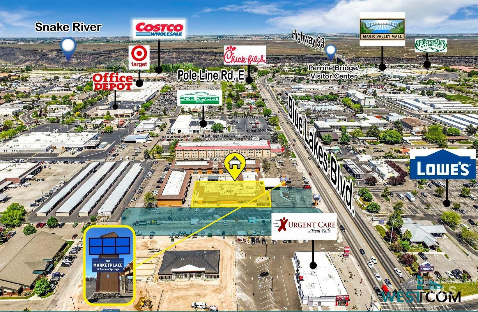 1351 Blue Lakes Blvd, Twin Falls, Idaho 83301, 3 Rooms, Business/Commercial For Sale, Price $36,000,MLS 98928100