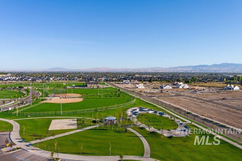 Bird's eye view of a recreational park