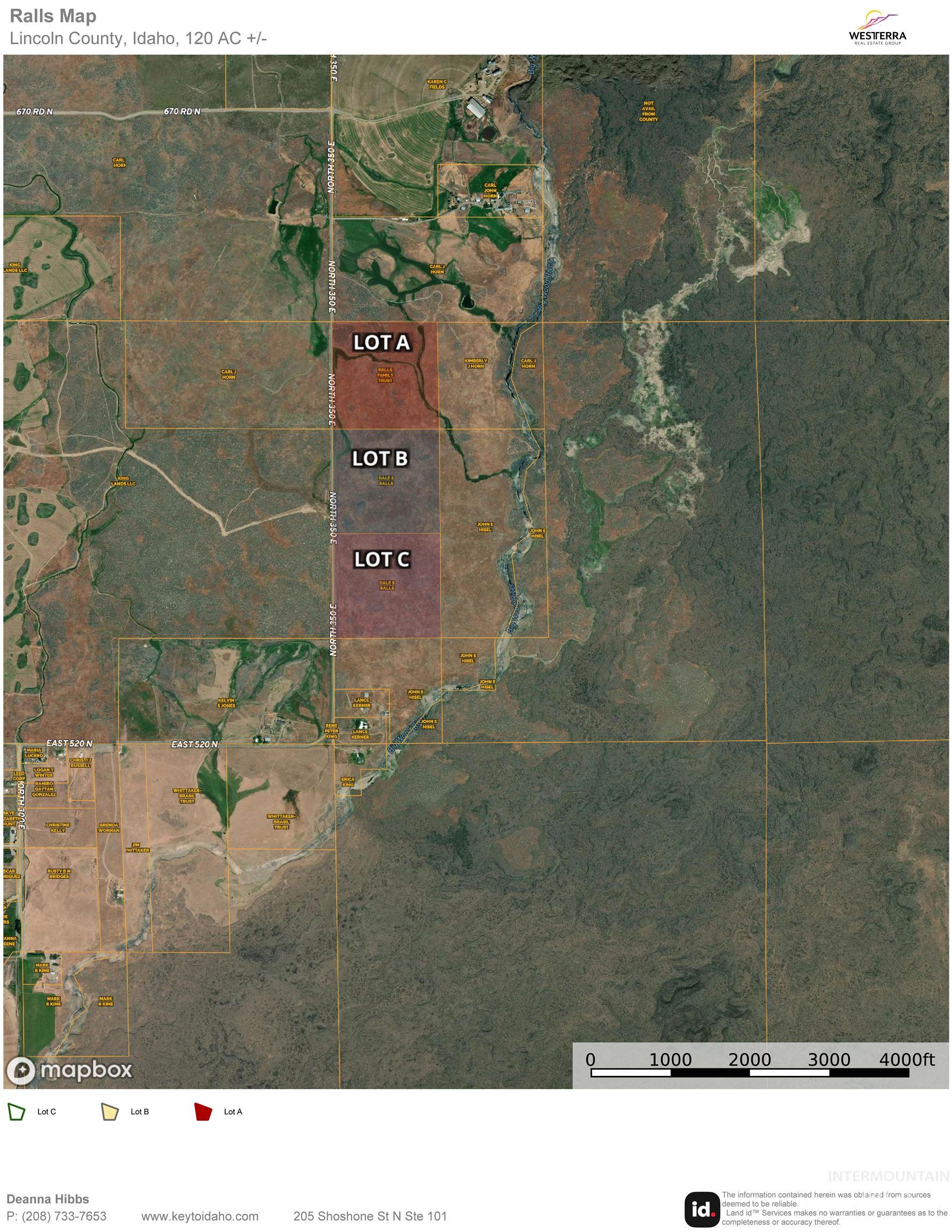 TBD N 350 E approx 41.7 acres (Parcel A), Shoshone, Idaho 83352, Land For Sale, Price $200,000, 98930082