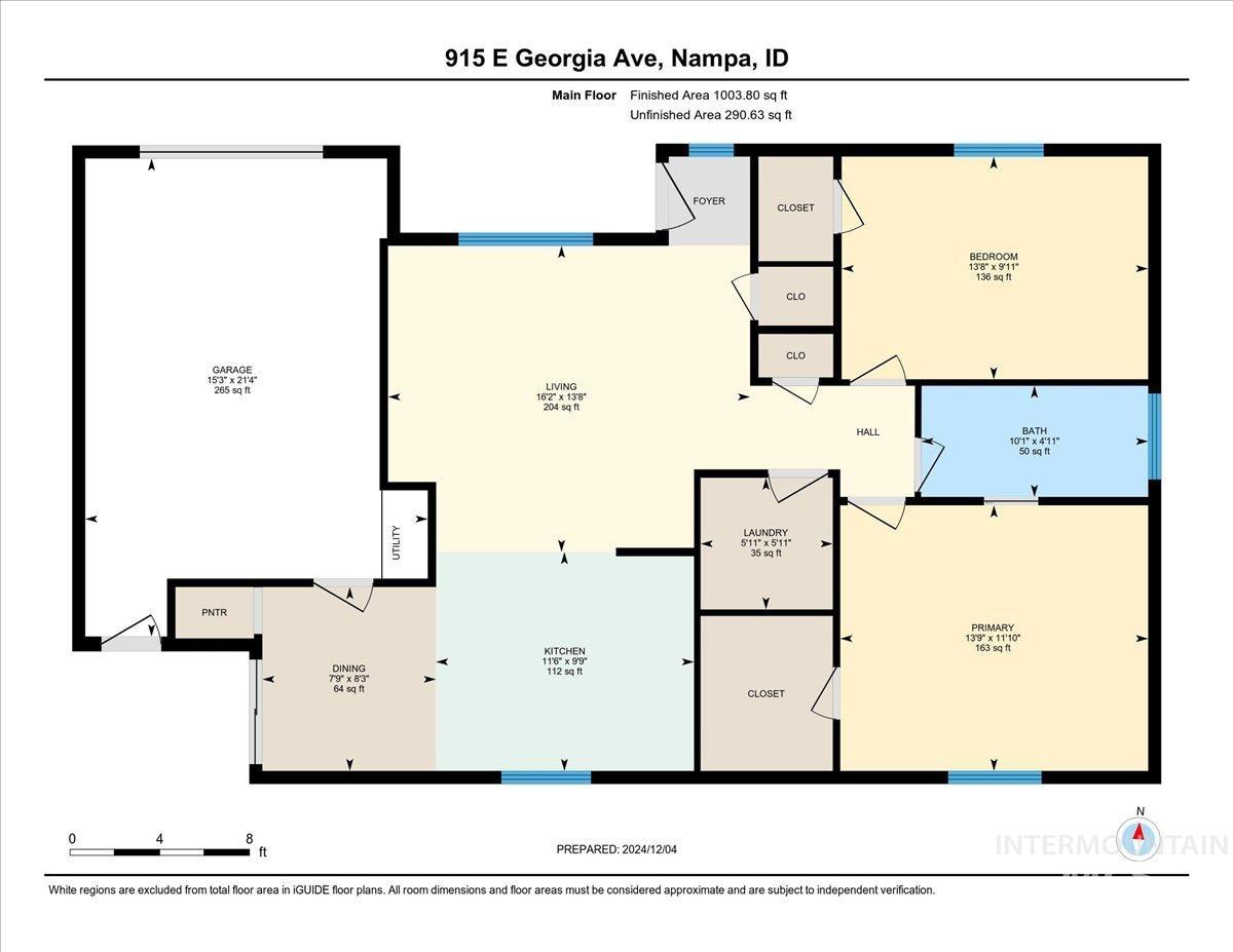 915 E Georgia Ave, Nampa, Idaho 83686, 2 Bedrooms, 1 Bathroom, Residential For Sale, Price $299,999,MLS 98930604