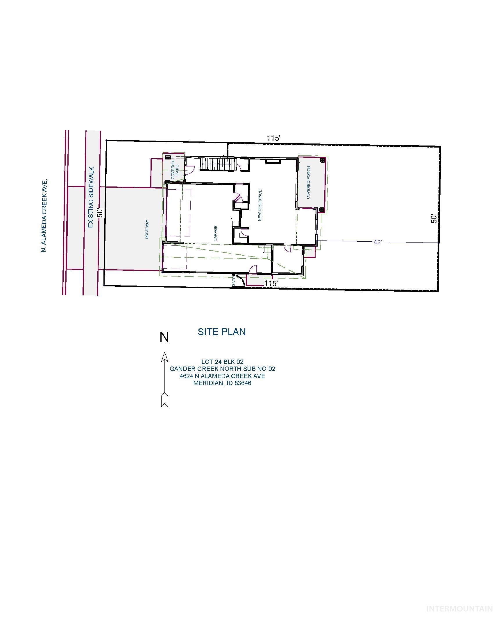 4624 N Alameda Creek Ave, Meridian, Idaho 83646, 3 Bedrooms, 2.5 Bathrooms, Residential For Sale, Price $619,900,MLS 98931653