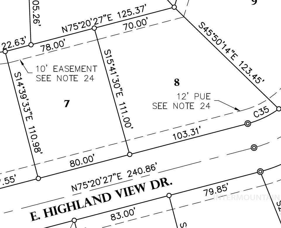 1224 E Highland View Drive, Boise, Idaho 83702, Land For Sale, Price $375,000,MLS 98932440