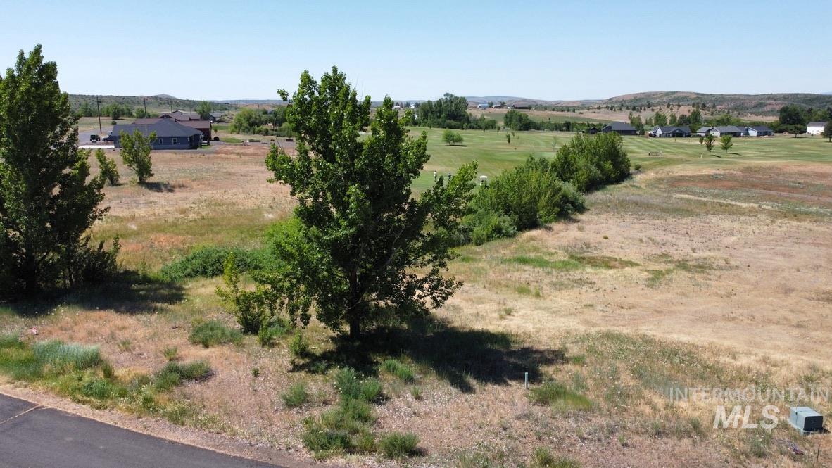 Mountain view with rural landscape