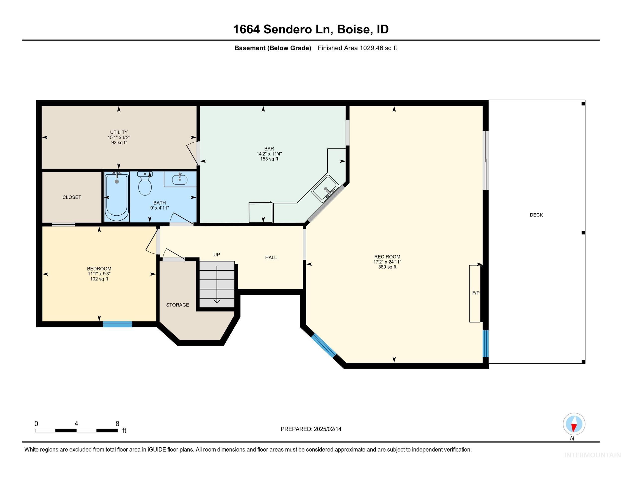1664 E Sendero Ln, Boise, Idaho 83712-6626, 3 Bedrooms, 3 Bathrooms, Residential For Sale, Price $725,000, 98936117