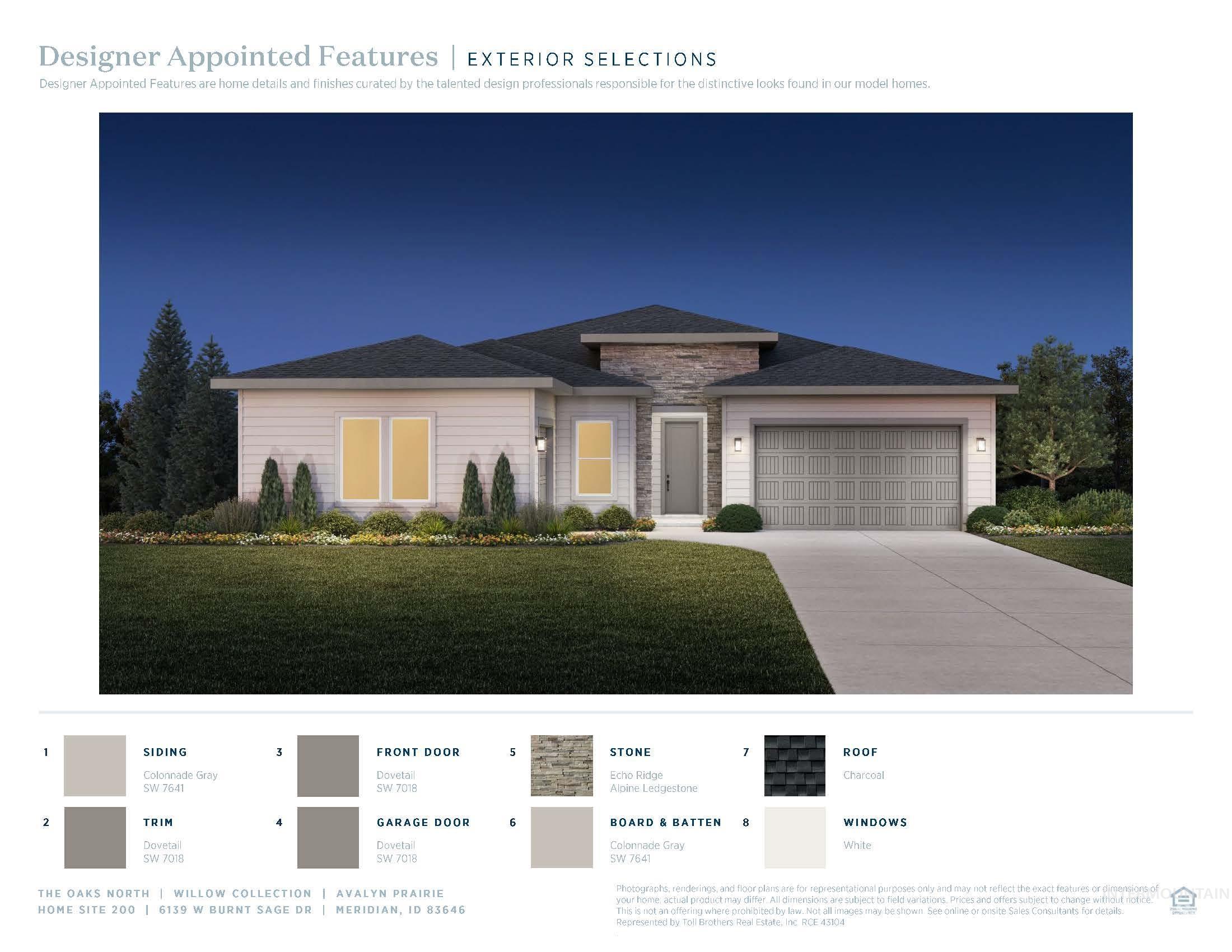6139 W Burnt Sage Dr, Meridian, Idaho 83646, 3 Bedrooms, 2.5 Bathrooms, Residential For Sale, Price $669,000, 98936185