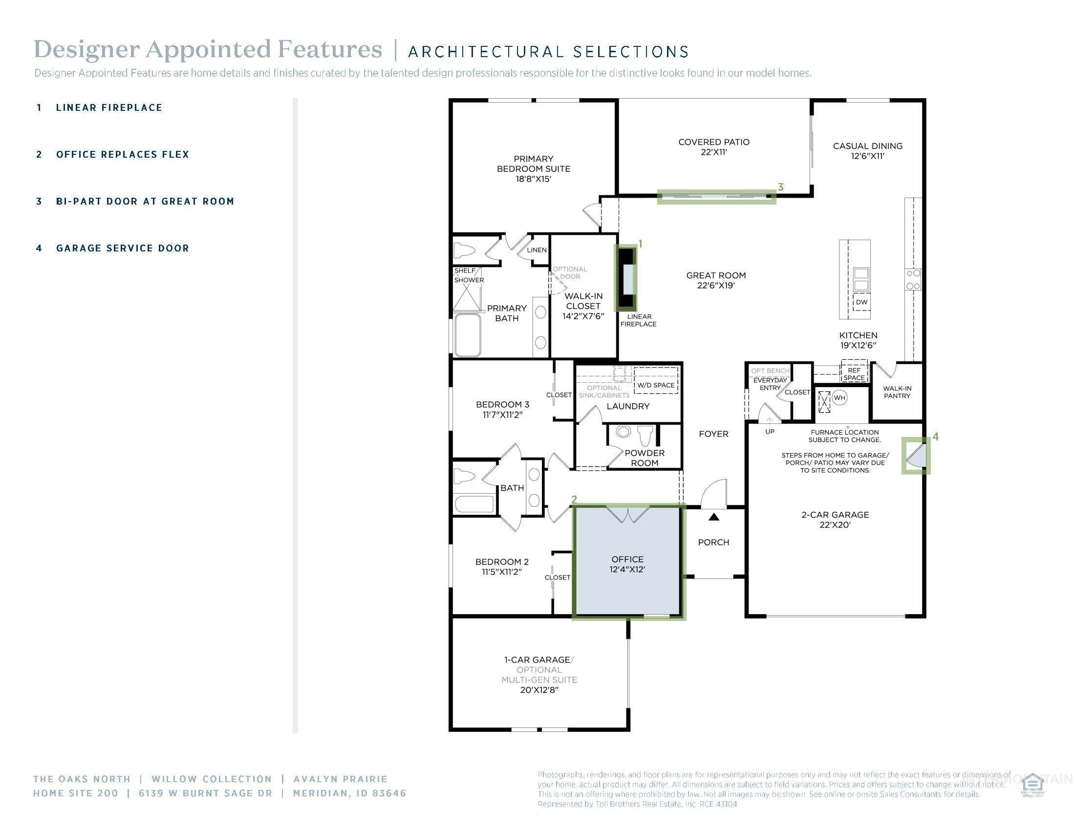 6139 W Burnt Sage Dr, Meridian, Idaho 83646, 3 Bedrooms, 2.5 Bathrooms, Residential For Sale, Price $669,000, 98936185