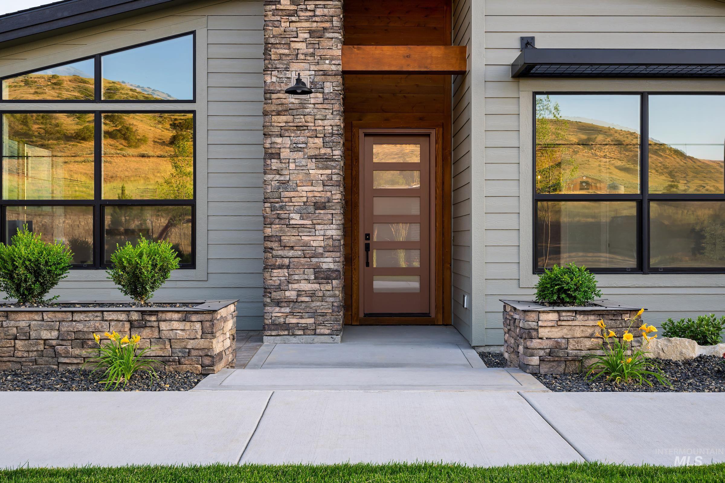 Doorway to property