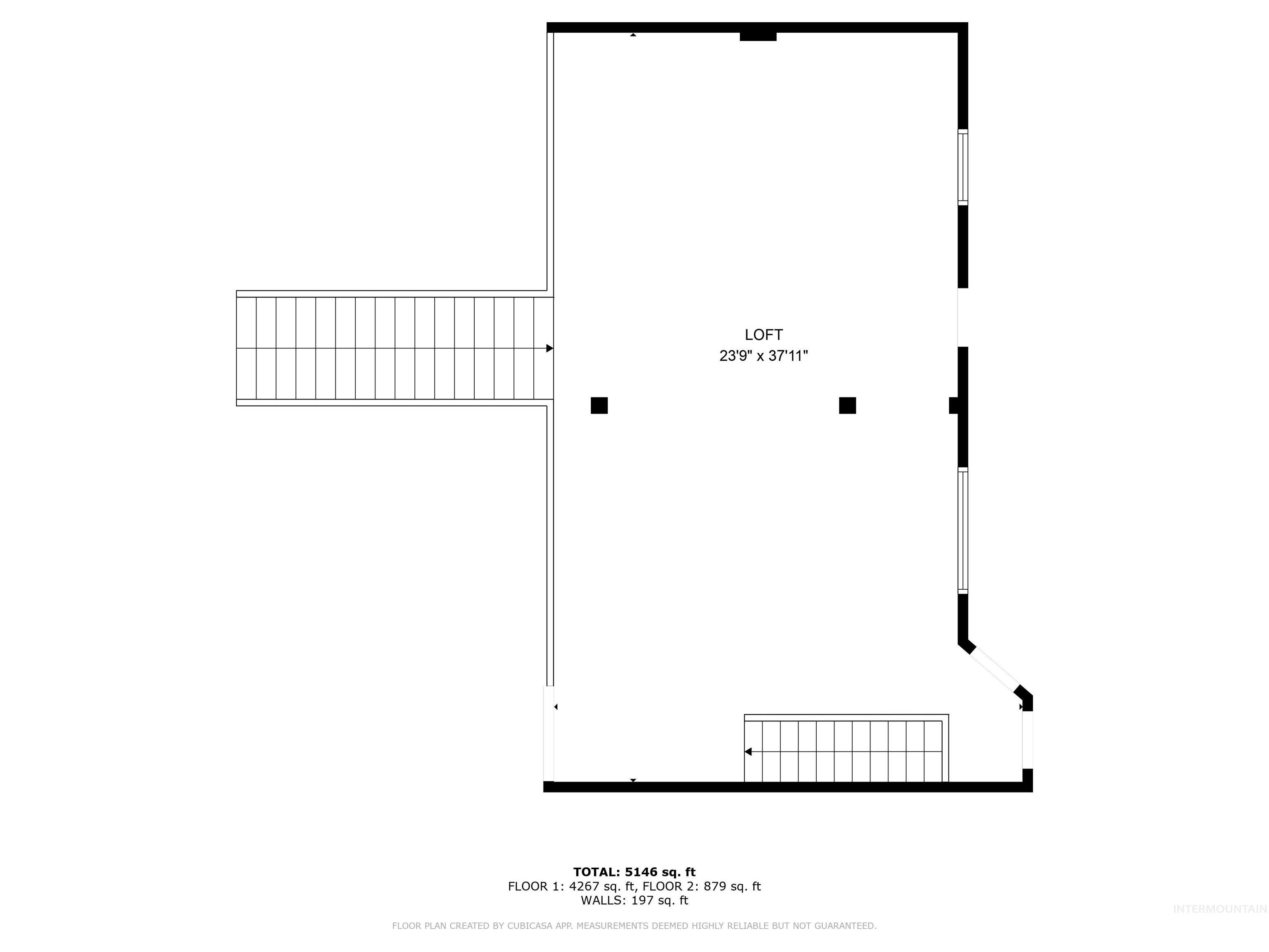 View of room layout