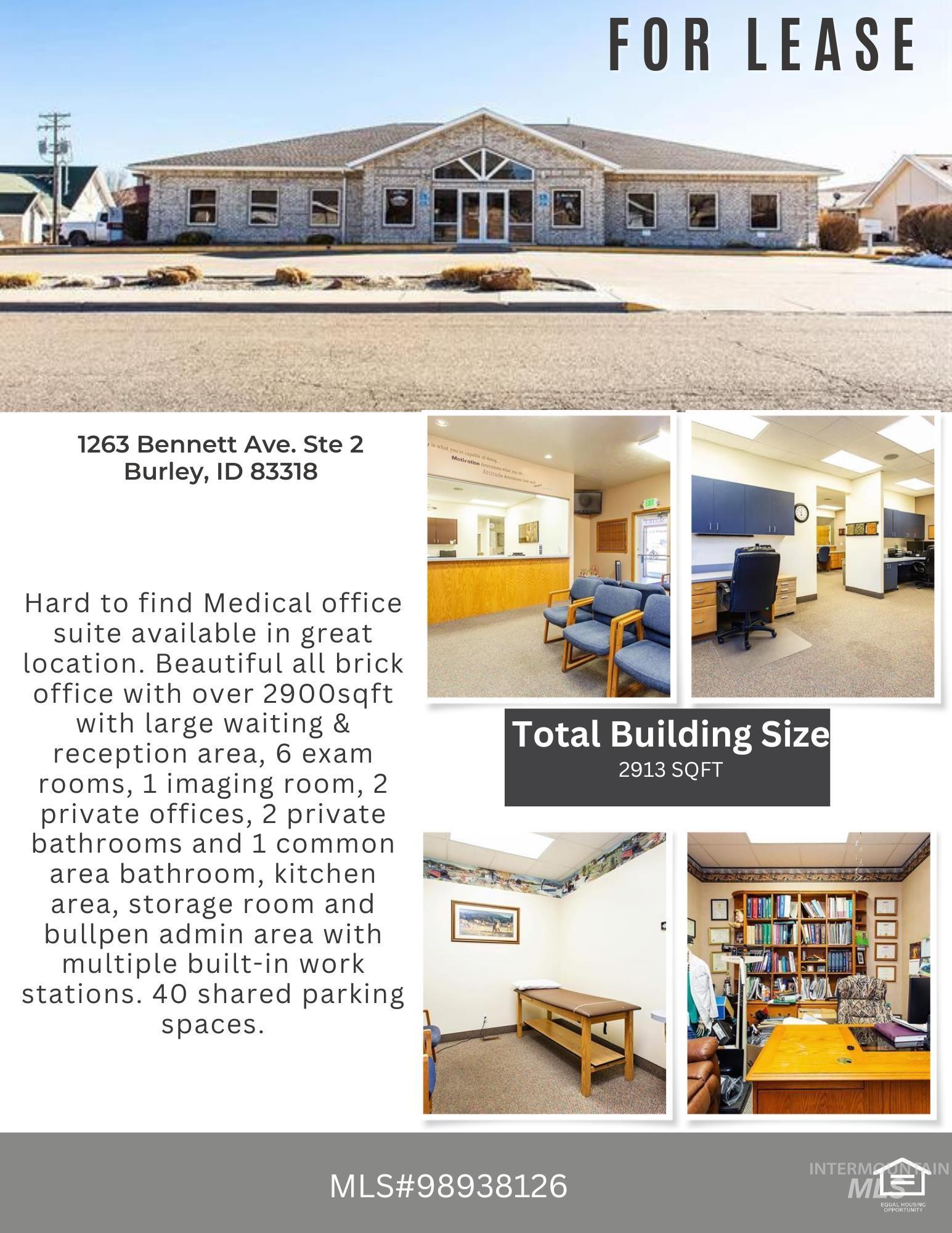 1263 Bennett Ave. Suite 2, Burley, Idaho 83318, Business/Commercial For Sale, Price $58,260, 98938126