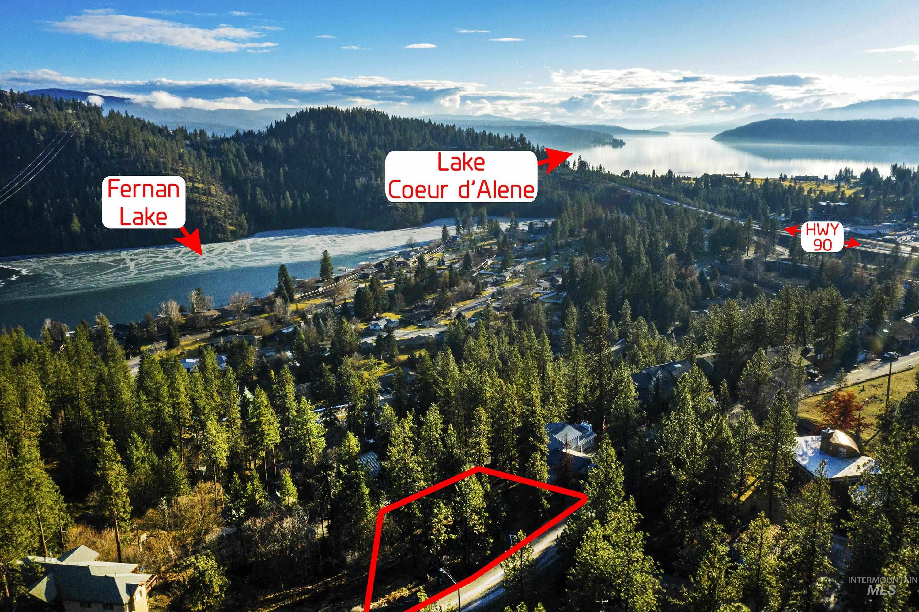 NNA E Fernan Hill Rd., Coeur d'Alene, Idaho 83814-0000, Land For Sale, Price $249,000, 98941225
