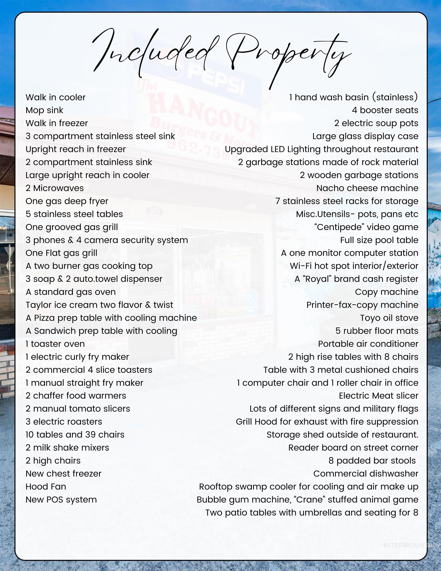 603 N Front Street - The Hangout, CottonWood, Idaho 83522, Business/Commercial For Sale, Price $259,000, 98942419