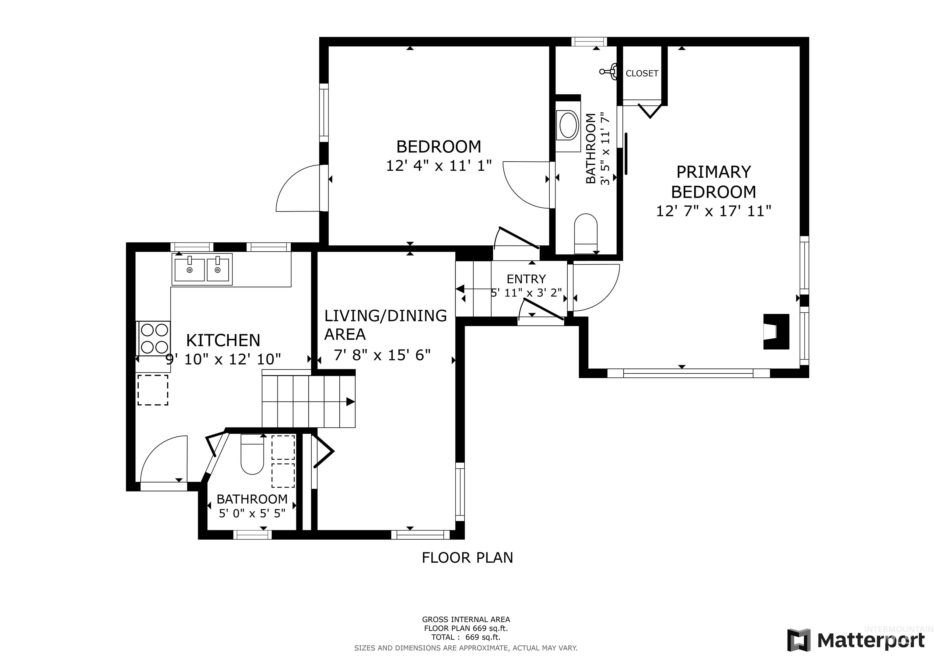 970 N Clithero Dr, Boise, Idaho 83703, 2 Bedrooms, 2 Bathrooms, Residential For Sale, Price $485,000, 98943128