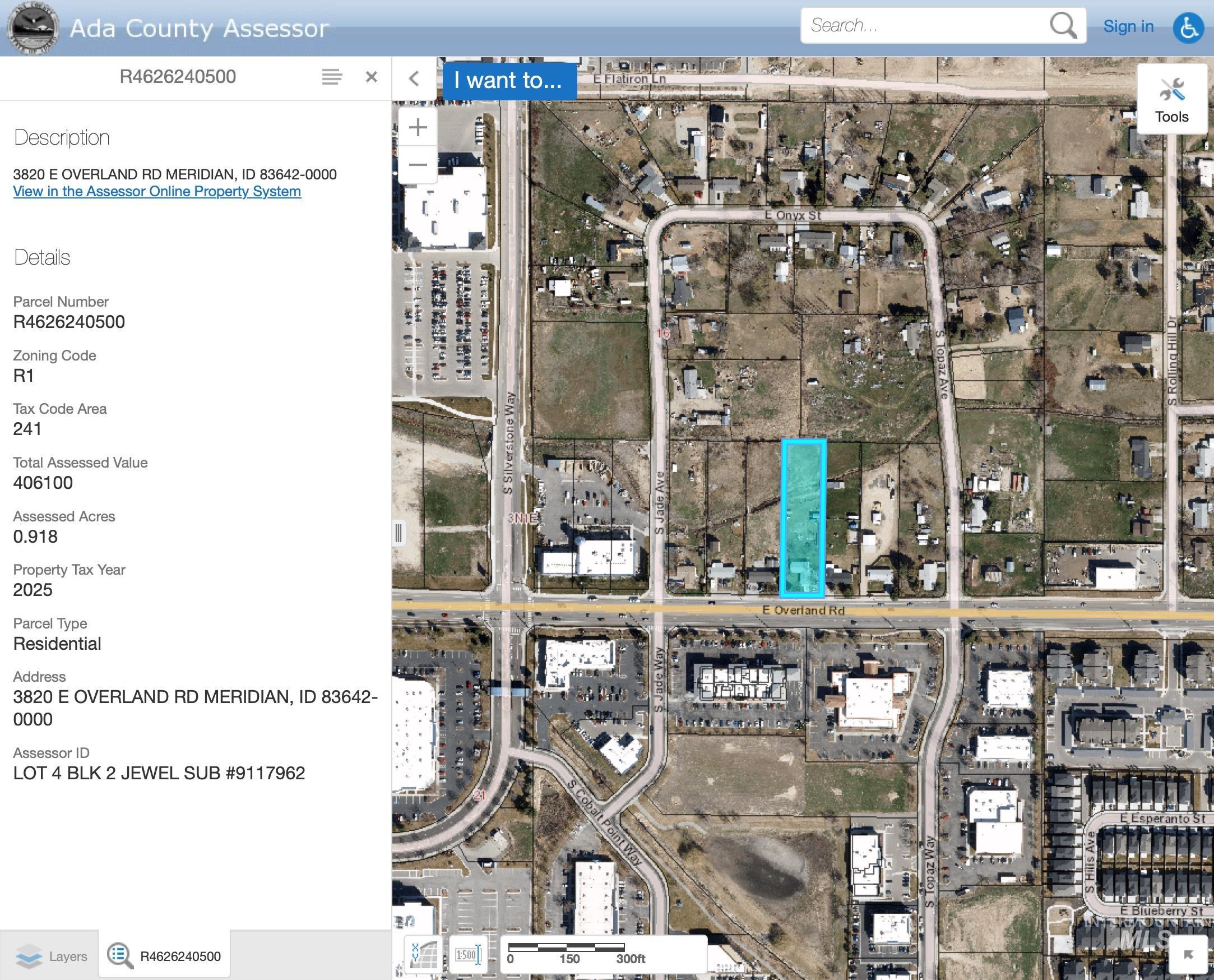 3820 E Overland, Meridian, Idaho 83642, Land For Sale, Price $999,000, 98944888