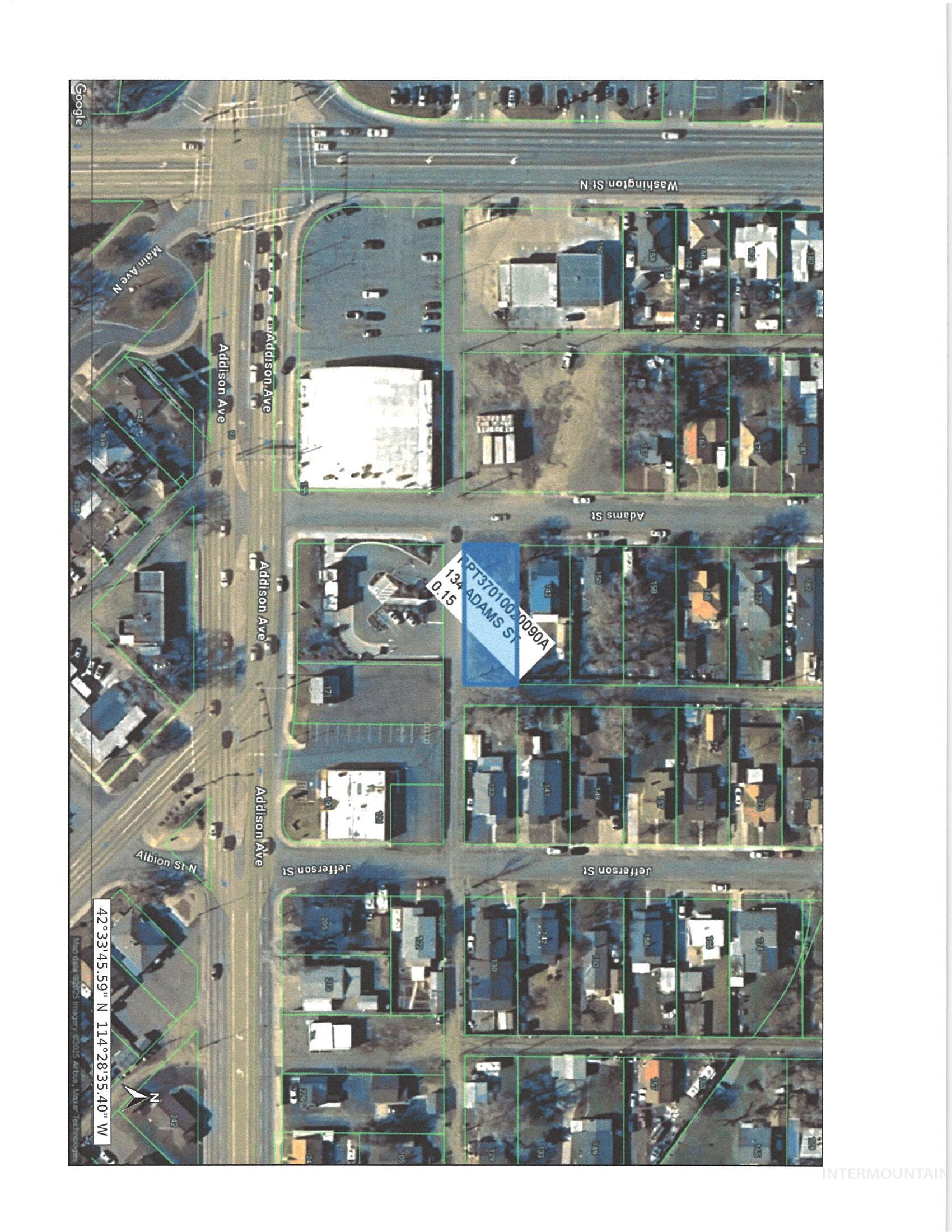 134 Adams St., Twin Falls, Idaho 83301, Land For Sale, Price $119,999, 98944932