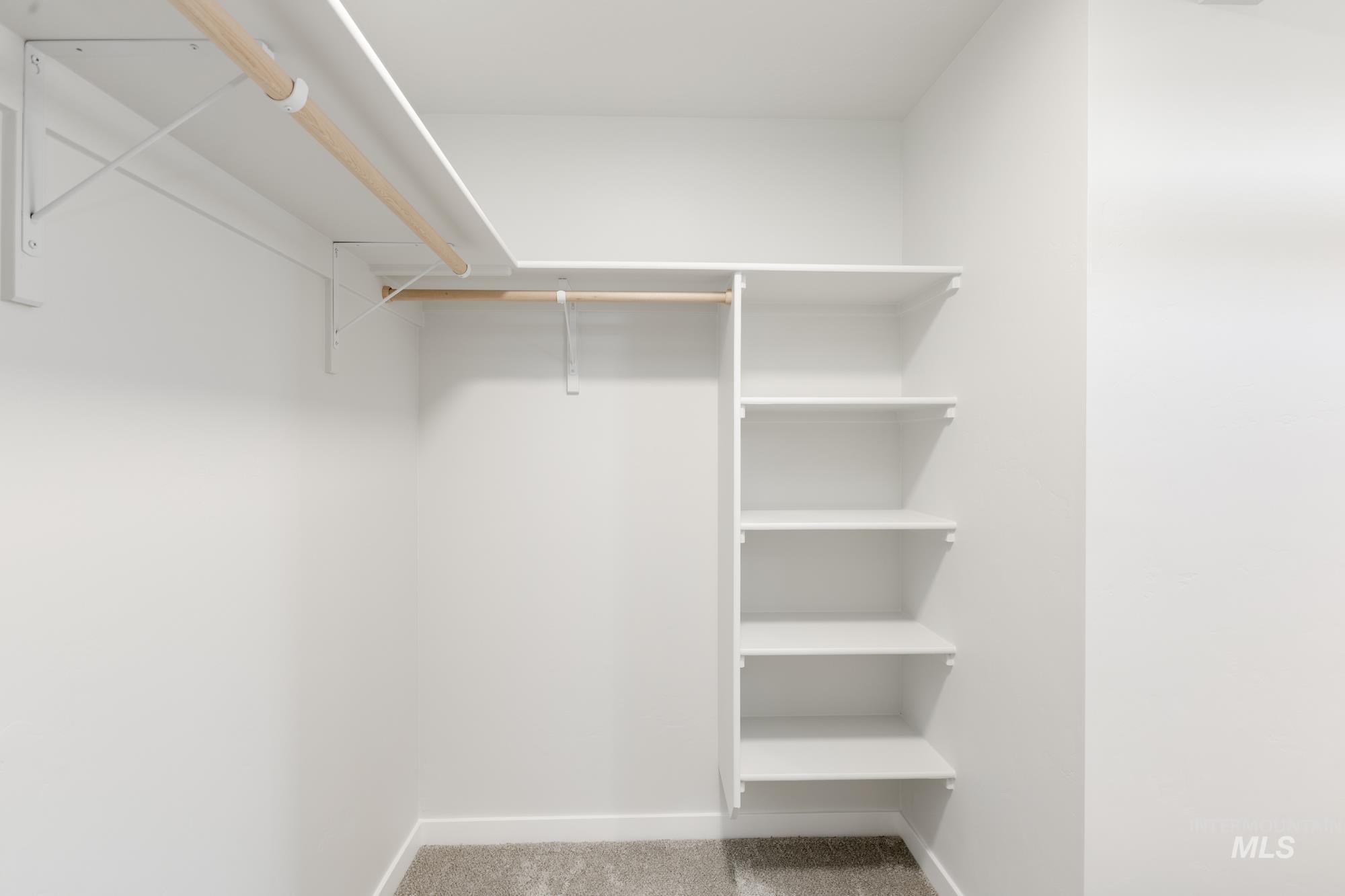 View of spacious closet