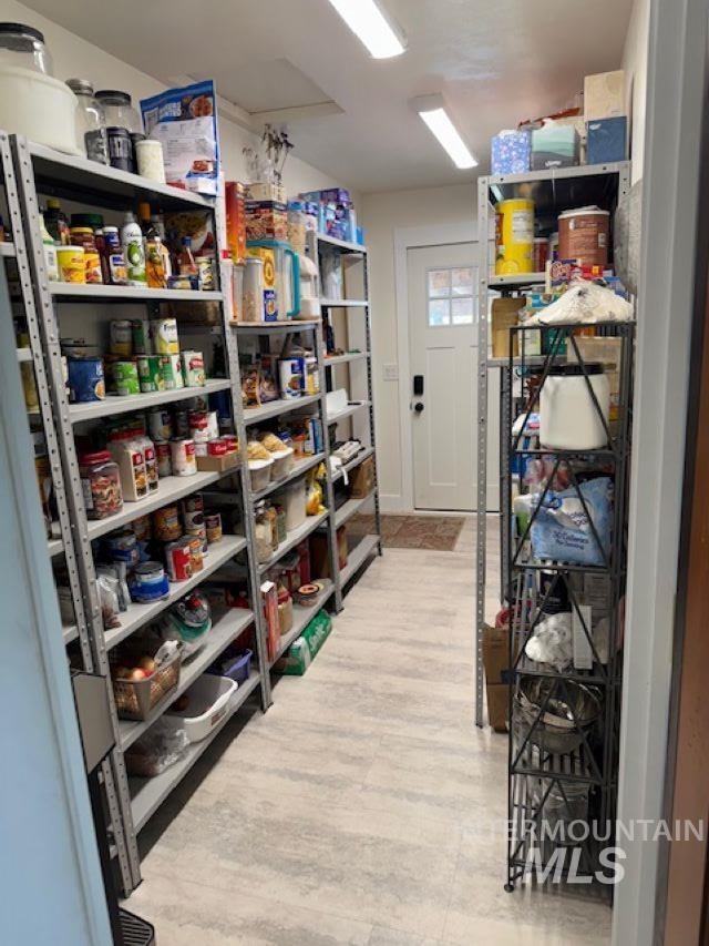 View of storage area