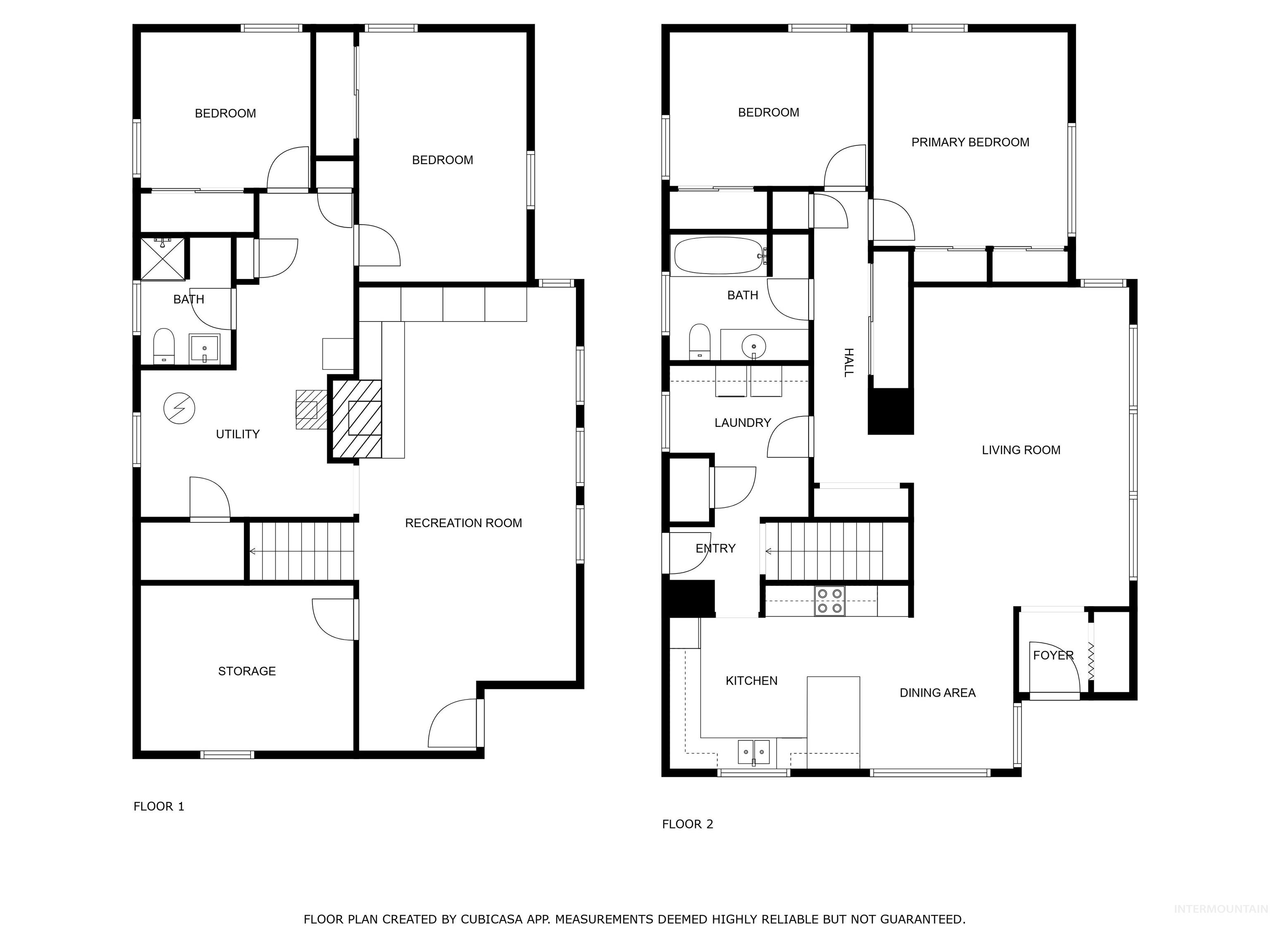 View of floor plan / room layout