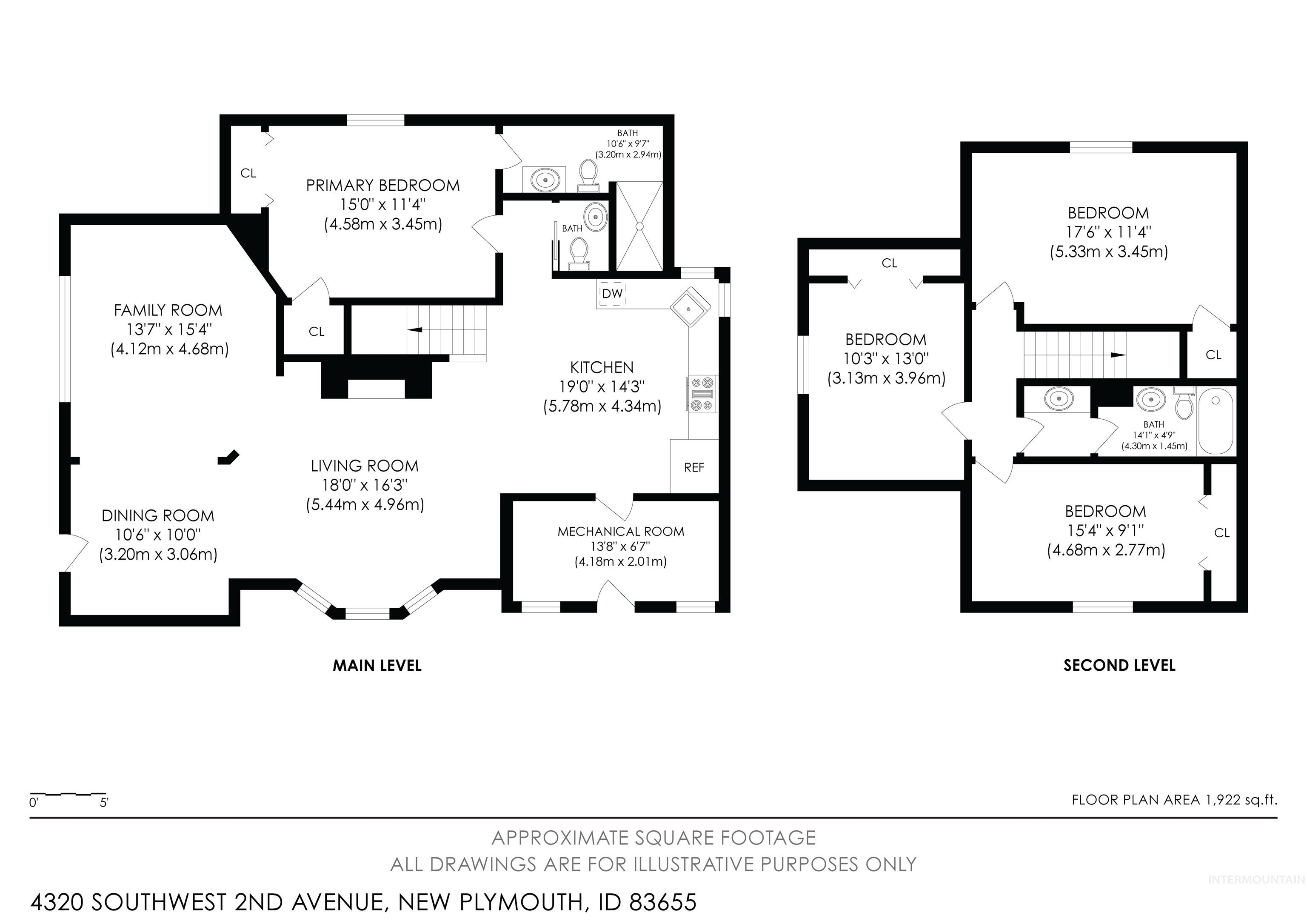 4320 SW 2nd Ave, New Plymouth, Idaho 83655, 4 Bedrooms, 2.5 Bathrooms, Residential For Sale, Price $495,000, 98946310