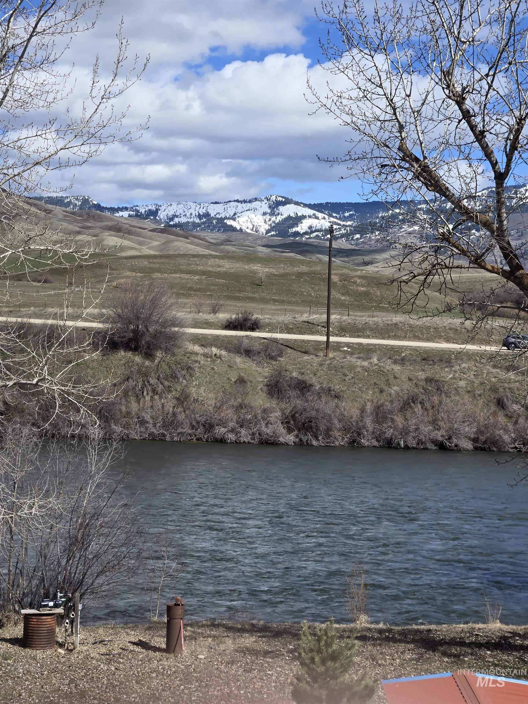 Water view featuring a mountain backdrop