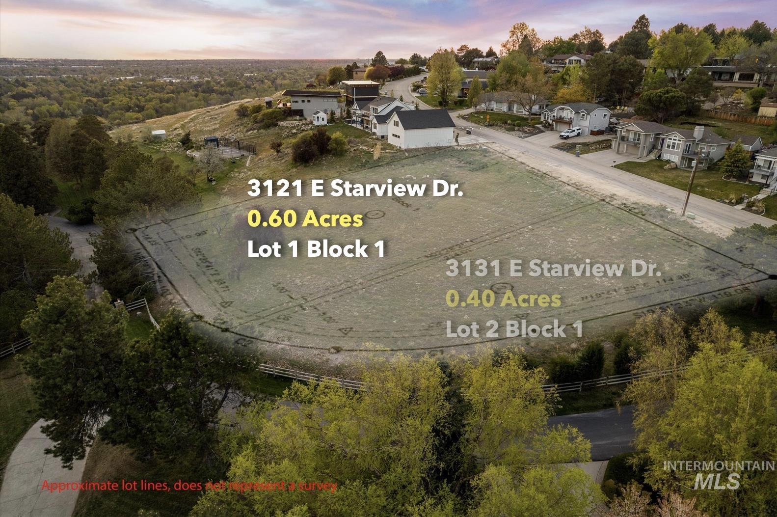 3121 E Starview Dr., Boise, Idaho 83712, Land For Sale, Price $575,000,MLS 98946424