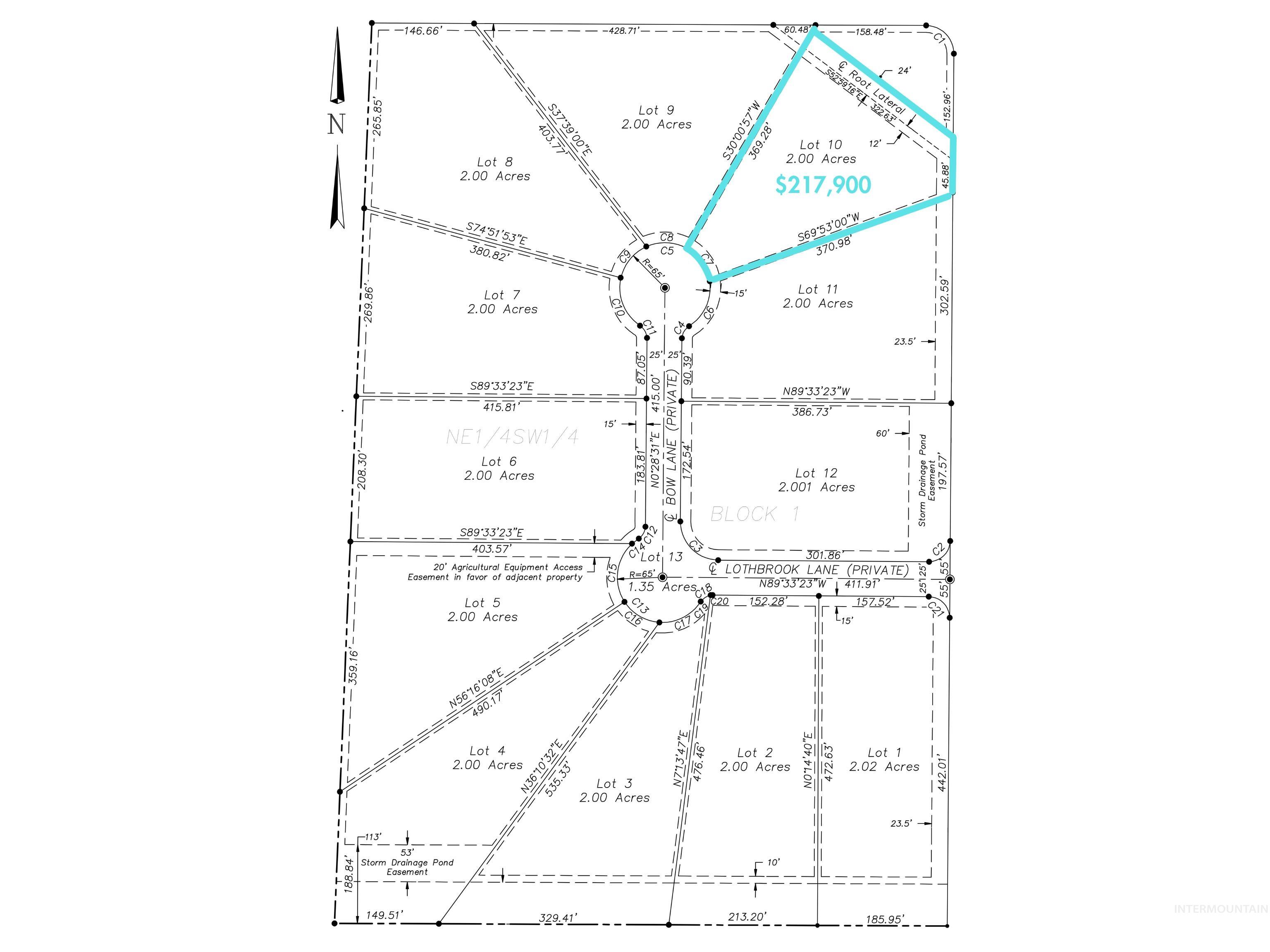 Lot 10 Bow Lane, Wilder, Idaho 83676, Land For Sale, Price $217,900,MLS 98946578