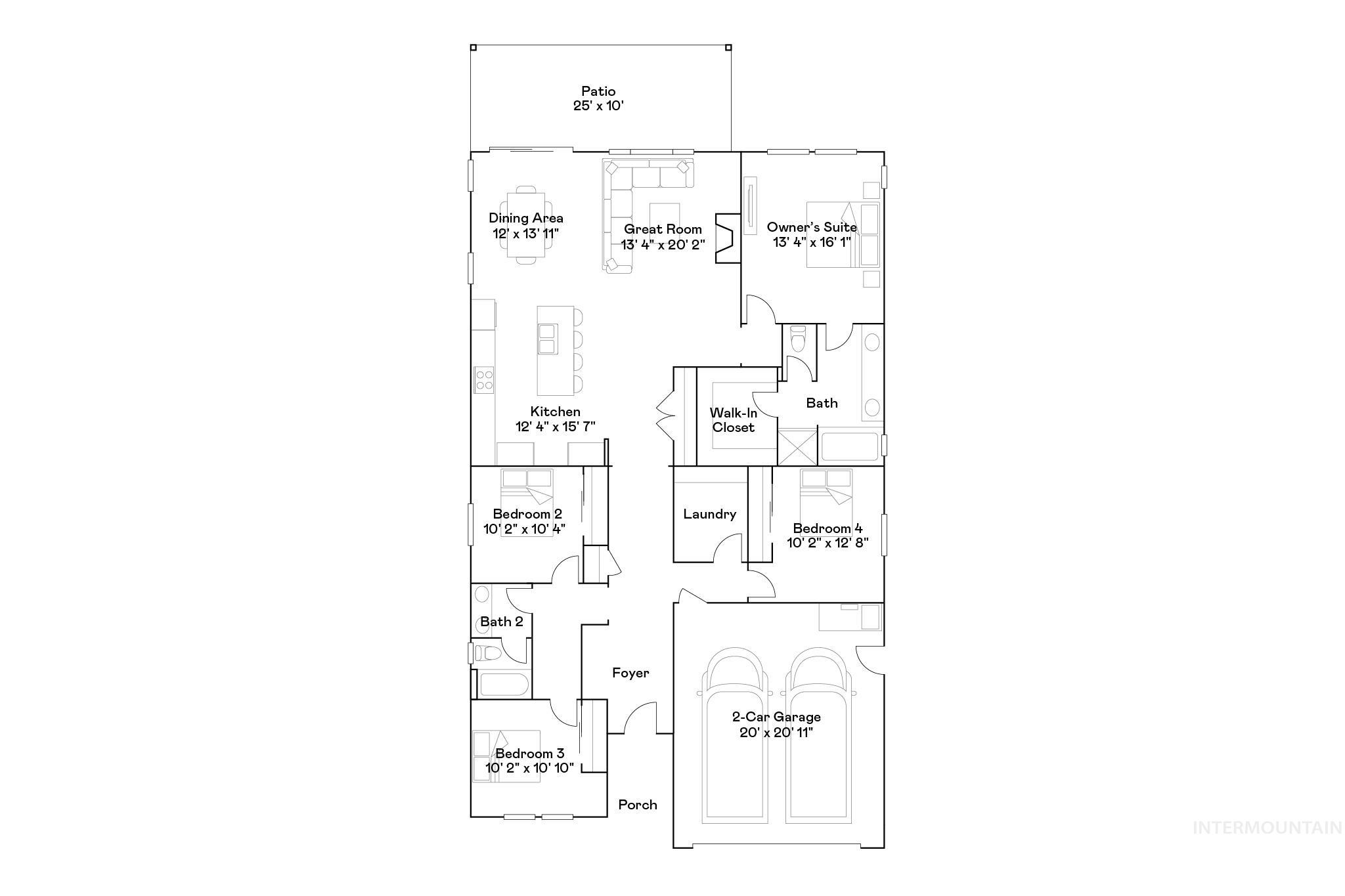 View of room layout