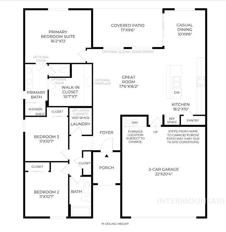 14811 Wing Spread Dr, Caldwell, Idaho 83607, 3 Bedrooms, 2 Bathrooms, Residential For Sale, Price $374,995, 98946786
