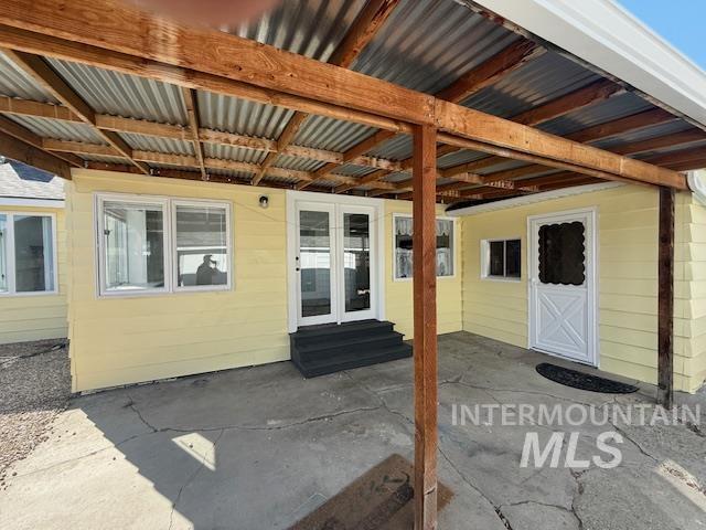 View of patio / terrace with entry steps