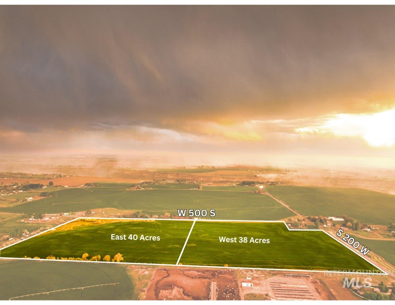 TBD 500 S 200 W, 38 W Acres, Jerome, Idaho 83338, Land For Sale, Price $953,575, 98947762