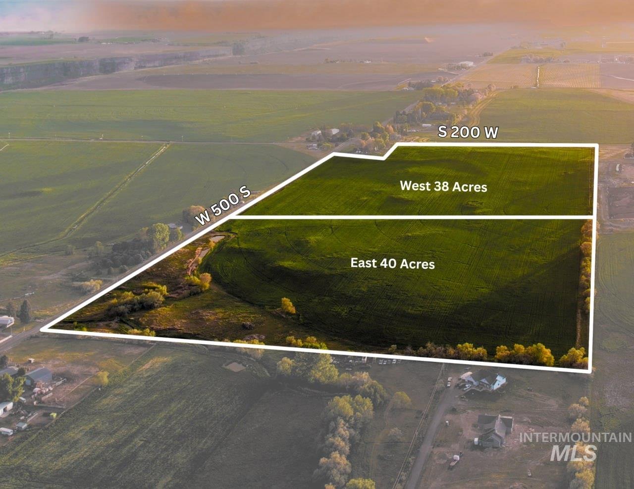 TBD 500 S 200 W, 40 E Acres, Jerome, Idaho 83338, Land For Sale, Price $1,003,875, 98947763