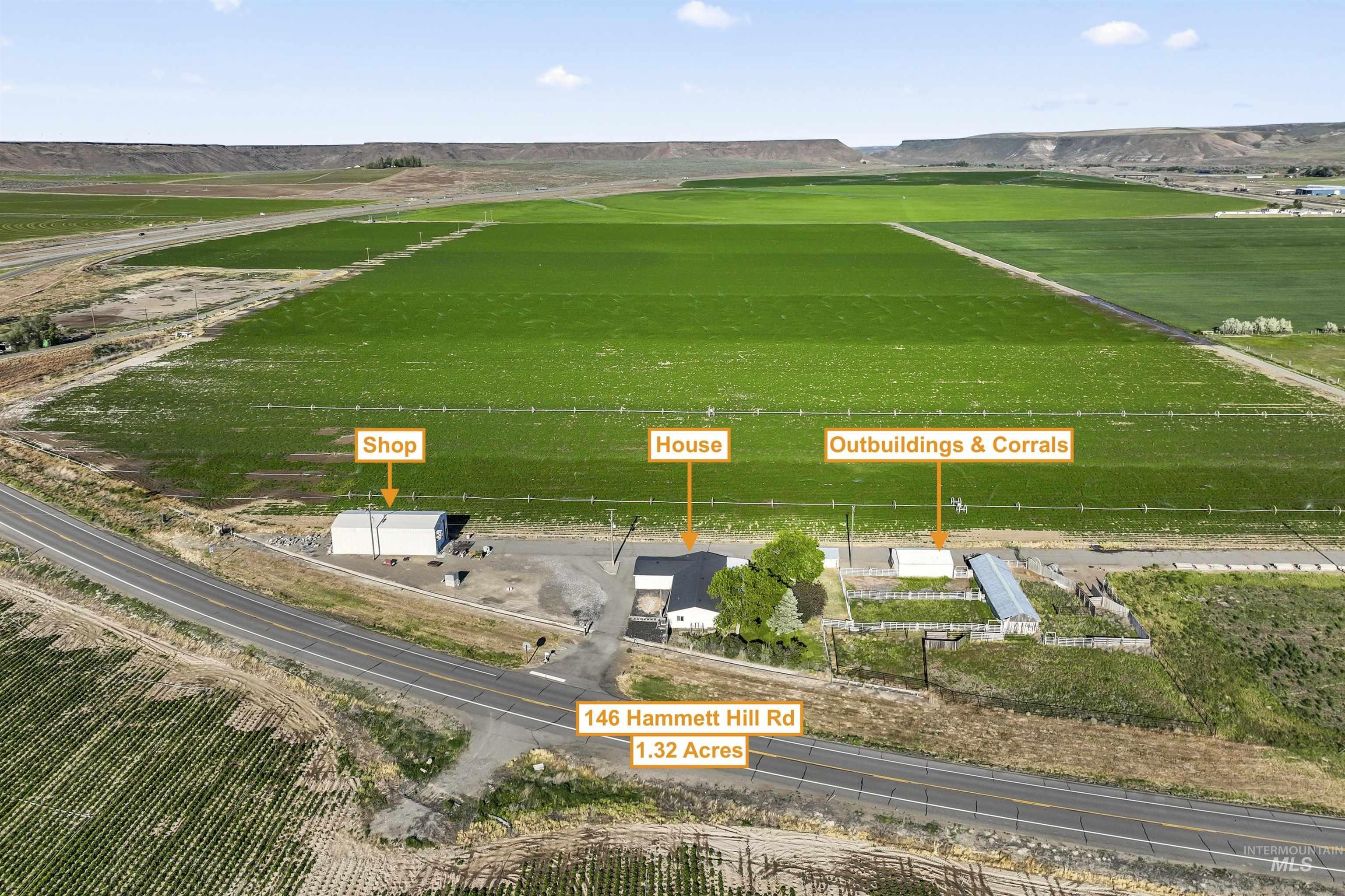 146 N Hammett Hill Rd, Hammett, Idaho 83627, 4 Bedrooms, 2 Bathrooms, Farm & Ranch For Sale, Price $450,000, 98948736
