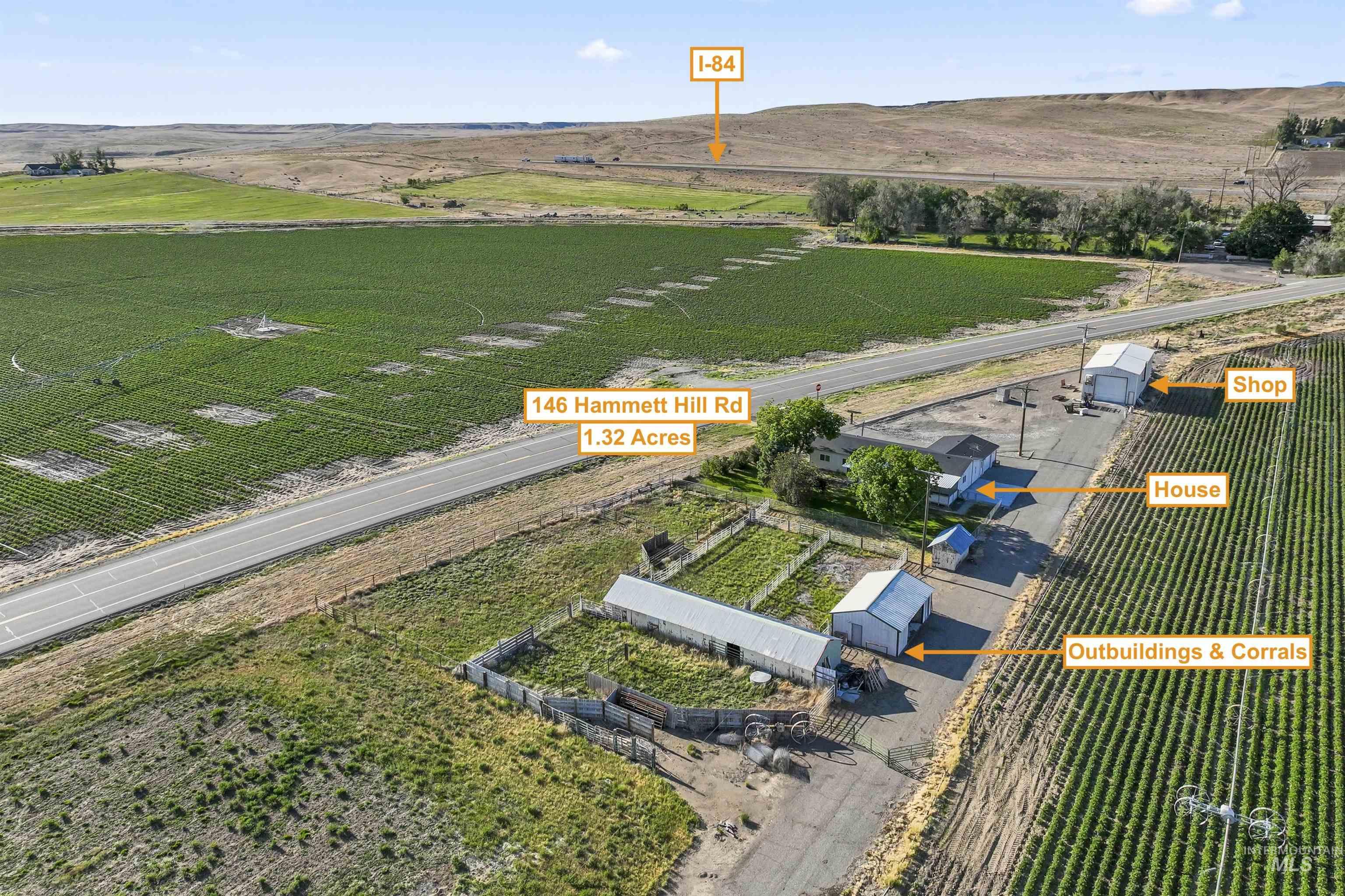 146 N Hammett Hill Rd, Hammett, Idaho 83627, 4 Bedrooms, 2 Bathrooms, Farm & Ranch For Sale, Price $450,000, 98948736