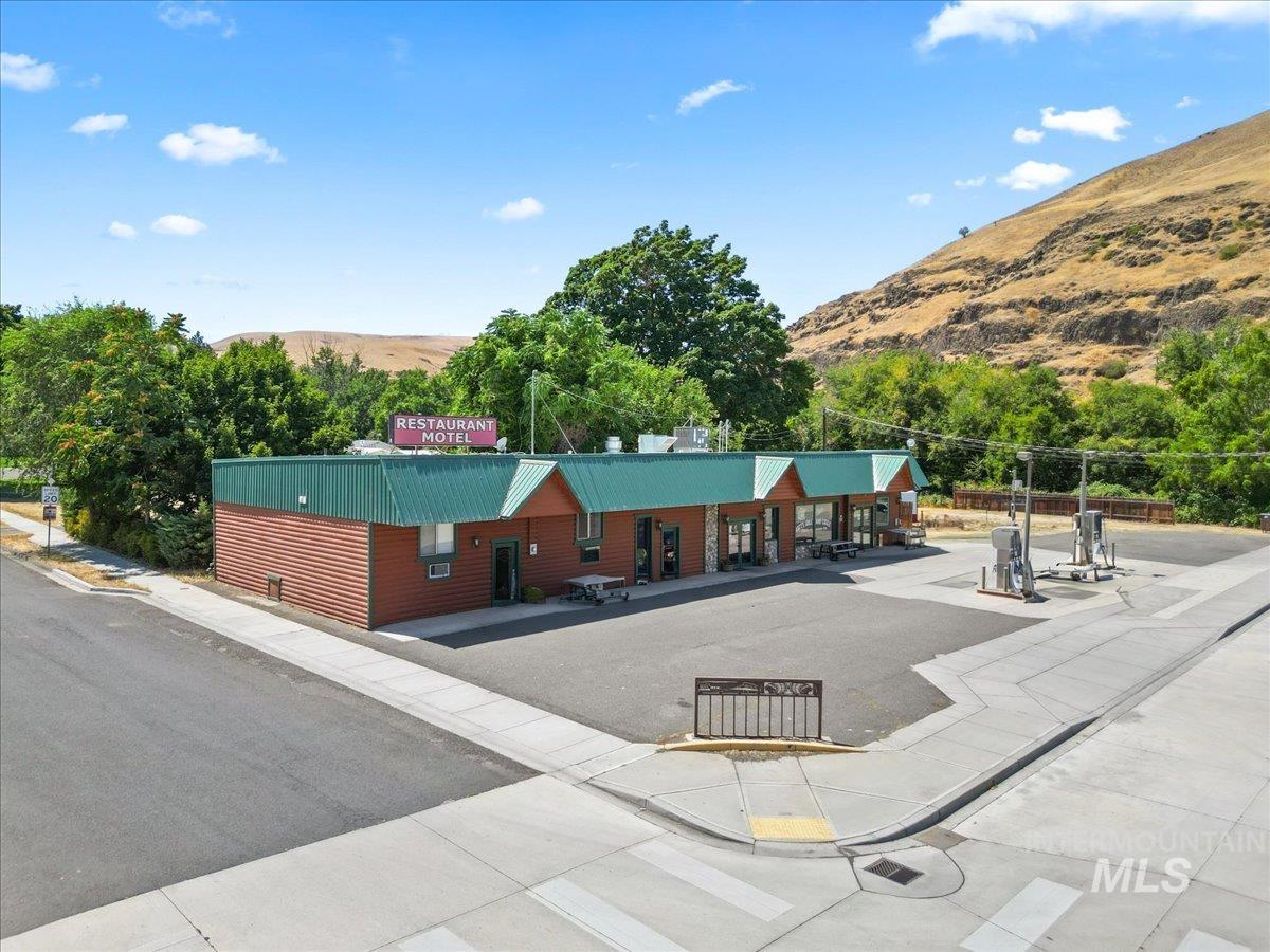View of property featuring a mountain view