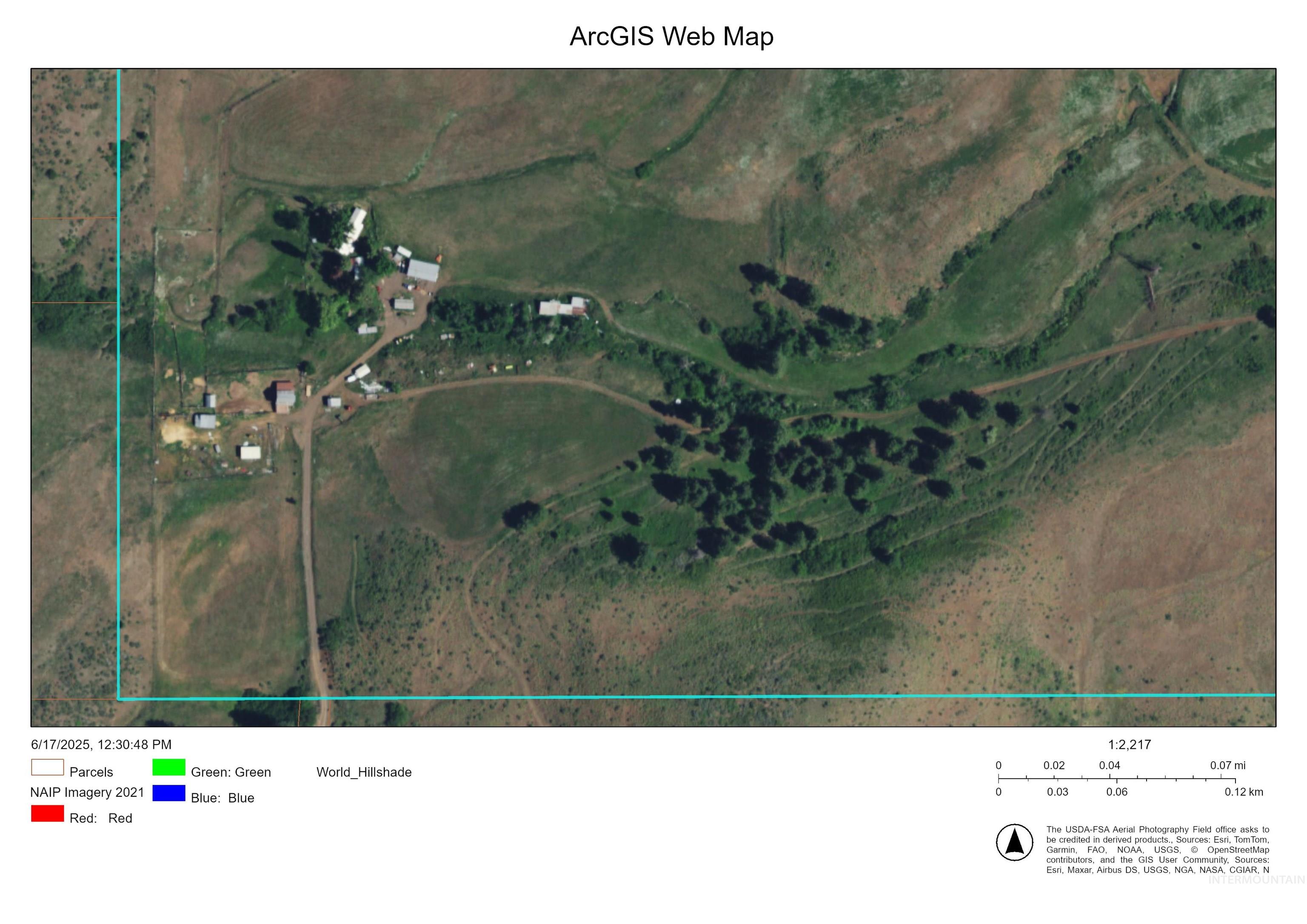 Map / location featuring property parcel outlined